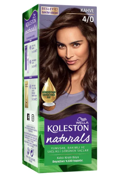 Wella Koleston Naturals 4 0 Kahve 260571 TL Modamizbir Modamizbir