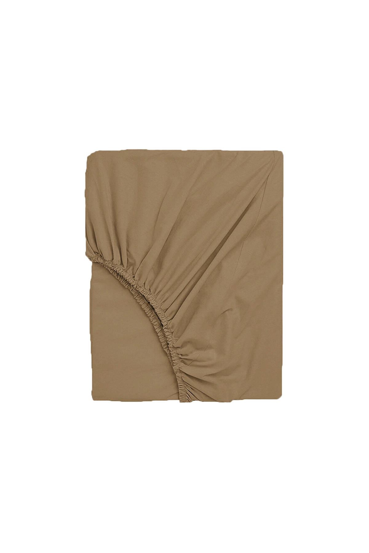 100x200 Kahverengi Bella Home Ranforce Lastik Çarşaf Seti 205359