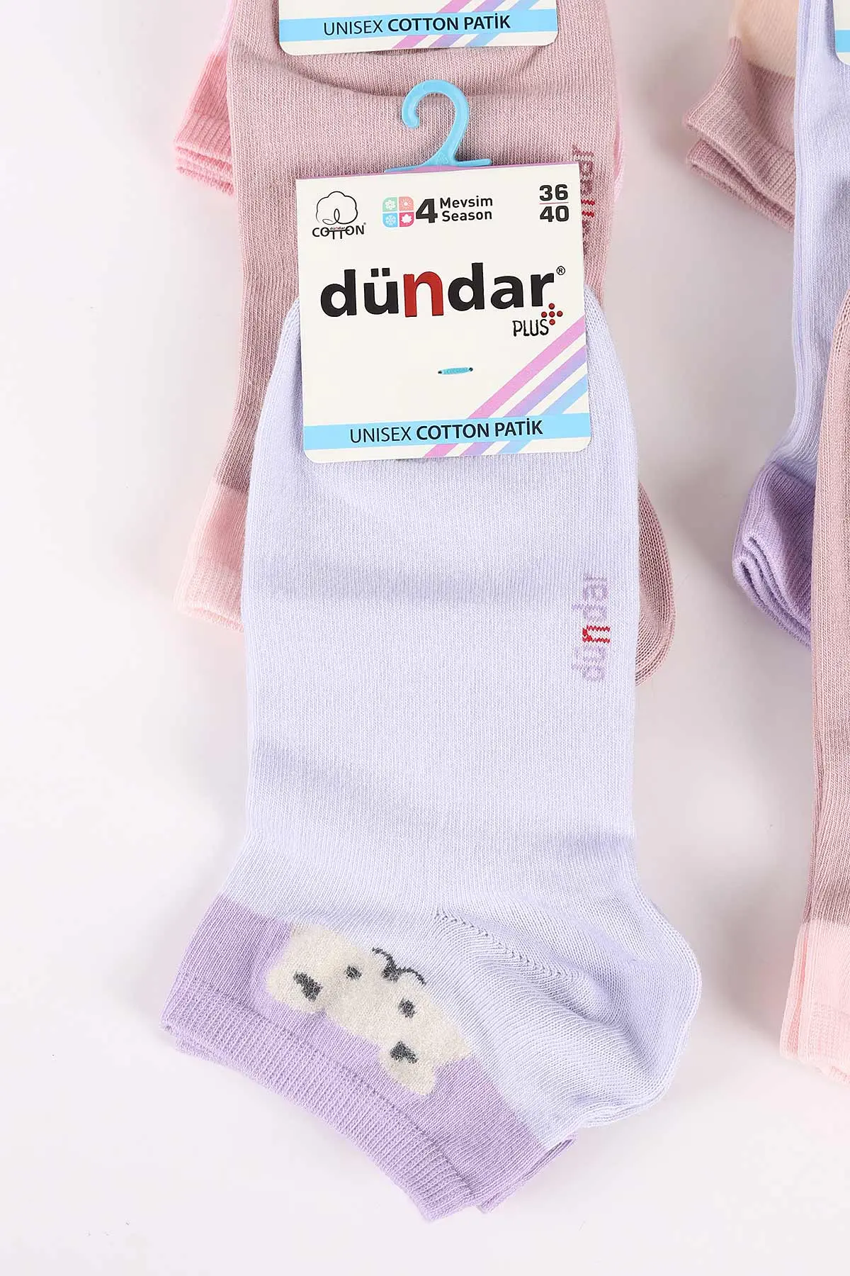 12'li Dört Mevsim Kadın Cotton Patik Çorap (36-40) 465622