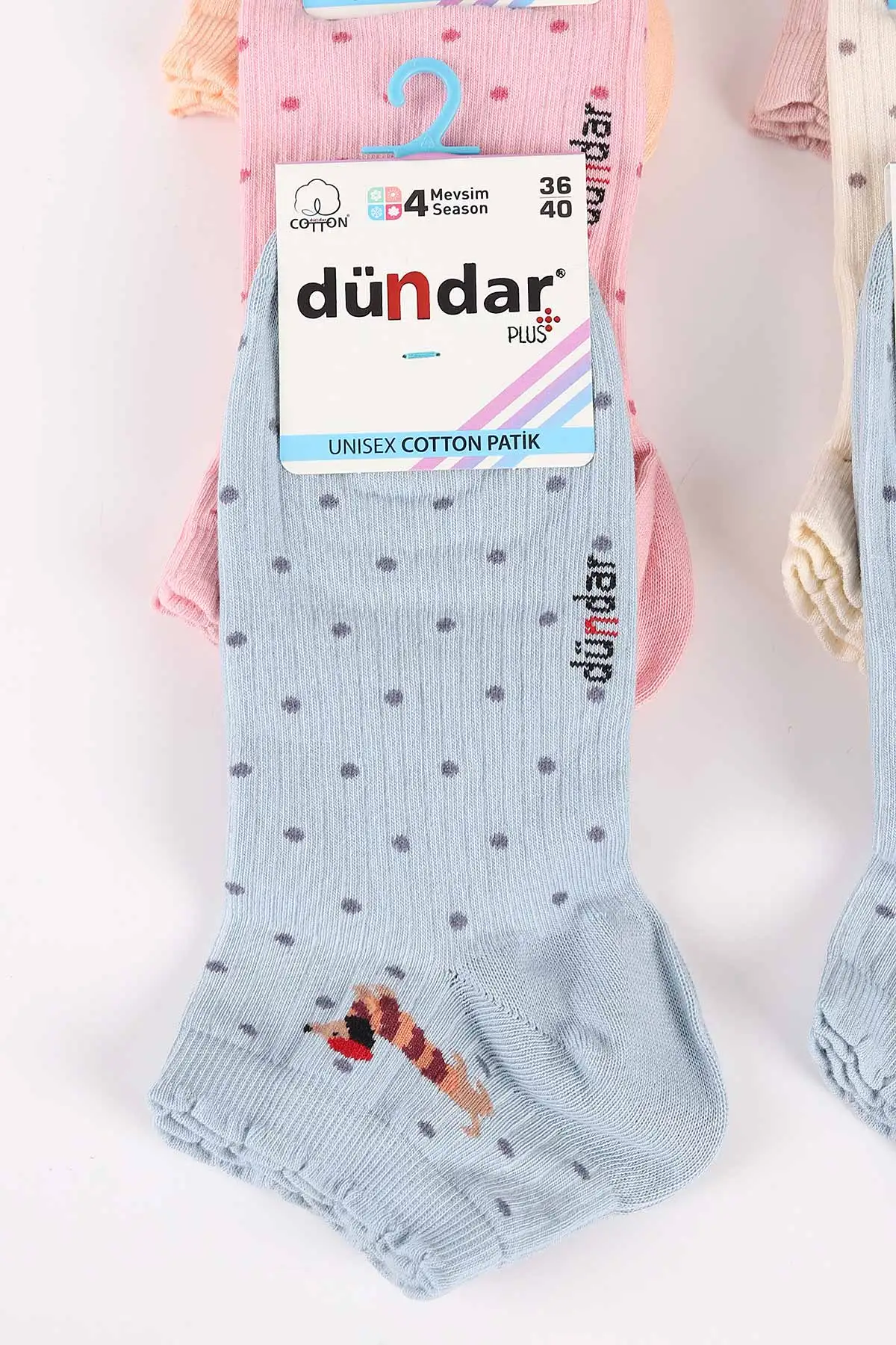 12'li Dört Mevsim Kadın Cotton Patik Çorap (36-40) 465624