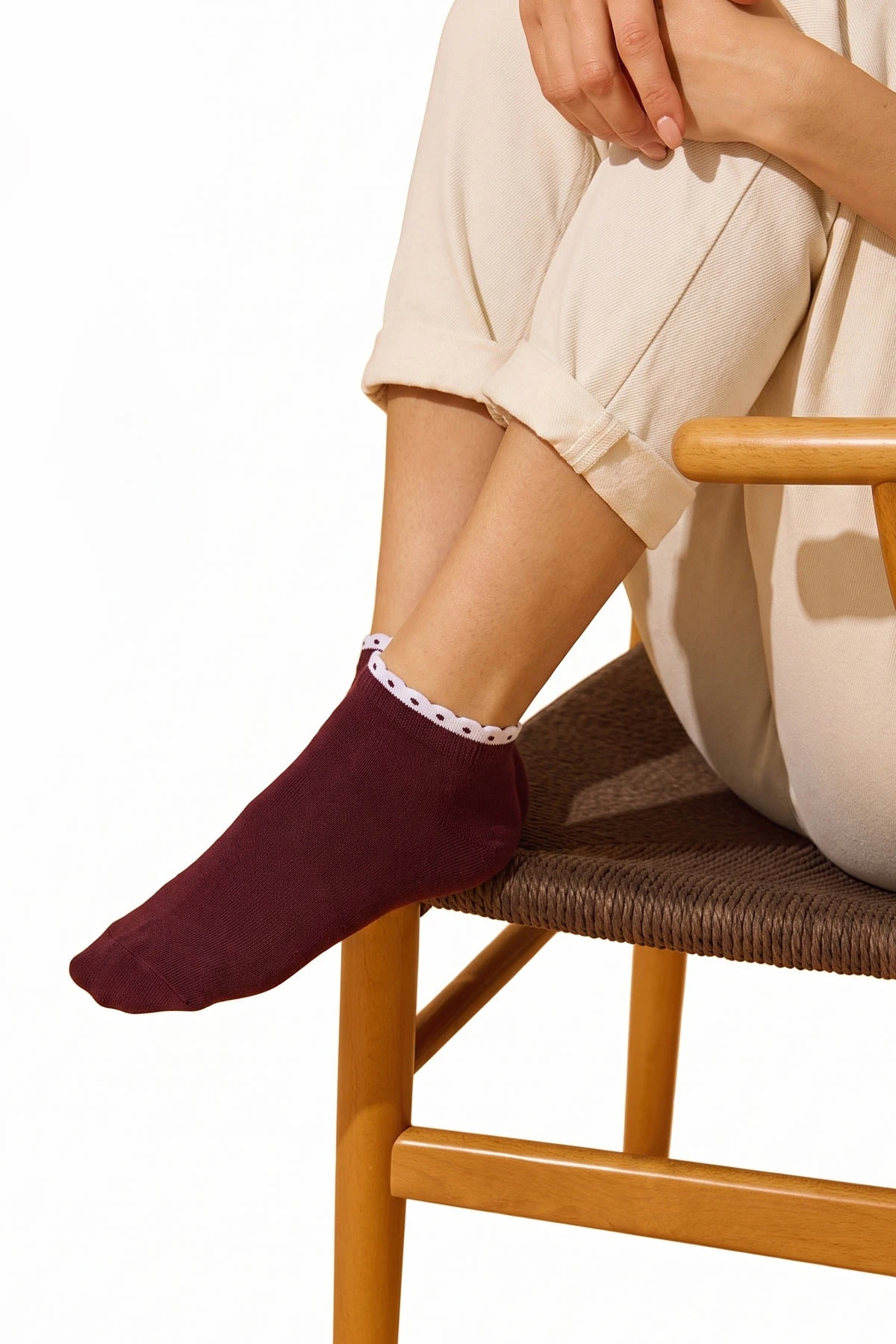 12'li Dört Mevsim Kadın Cotton Patik Çorap (36-40) 465628