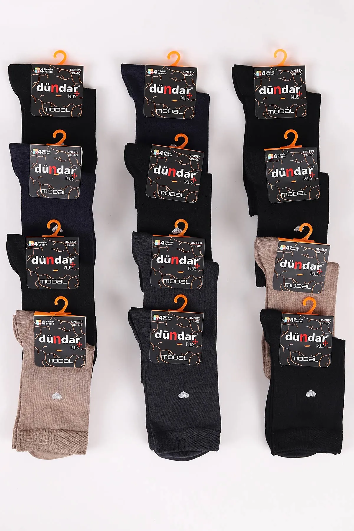 12'li Dört Mevsim Kadın Modal Çorap (36-40) 465581