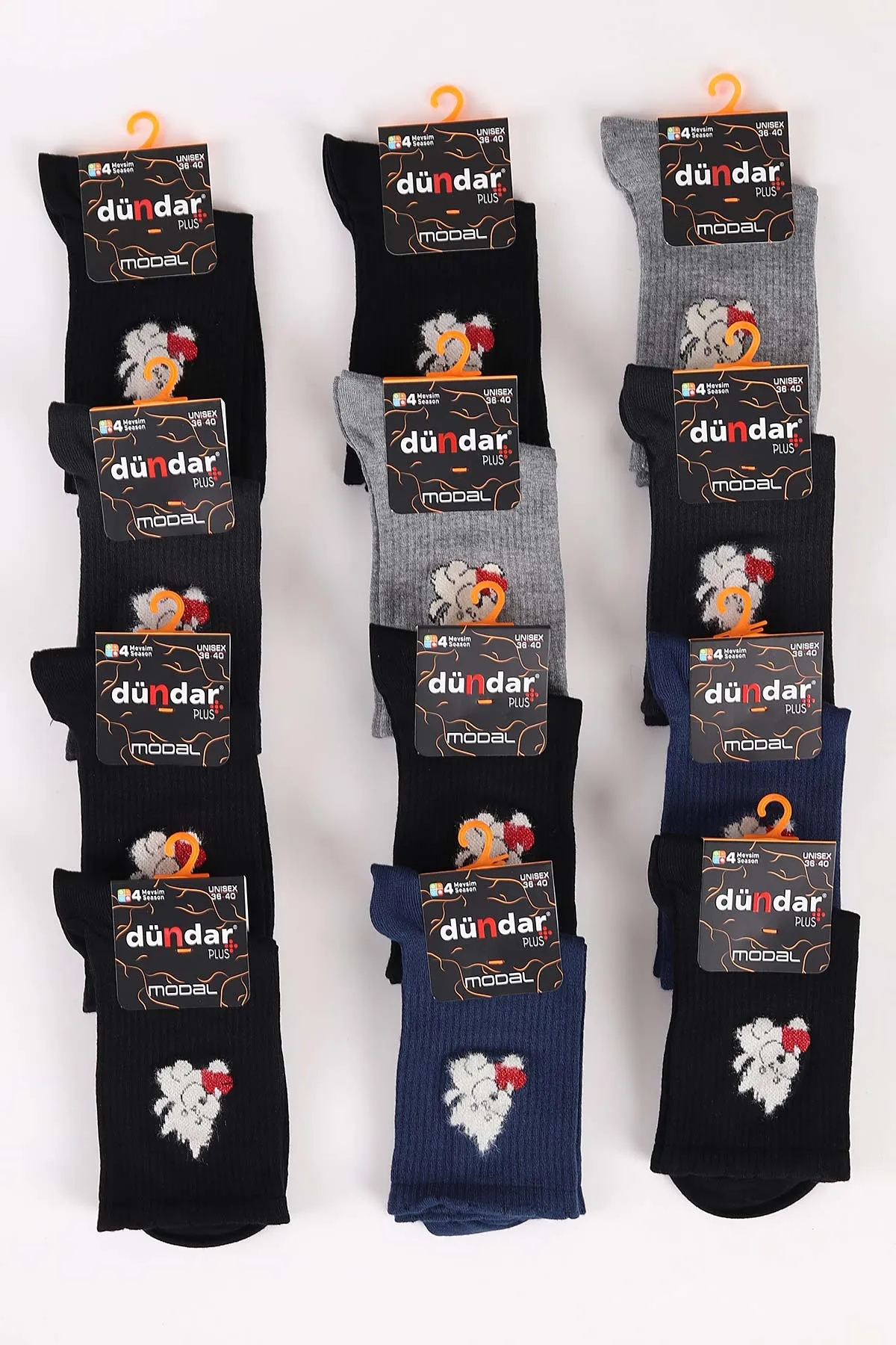 12'li Dört Mevsim Kadın Modal Çorap (36-40) 465582