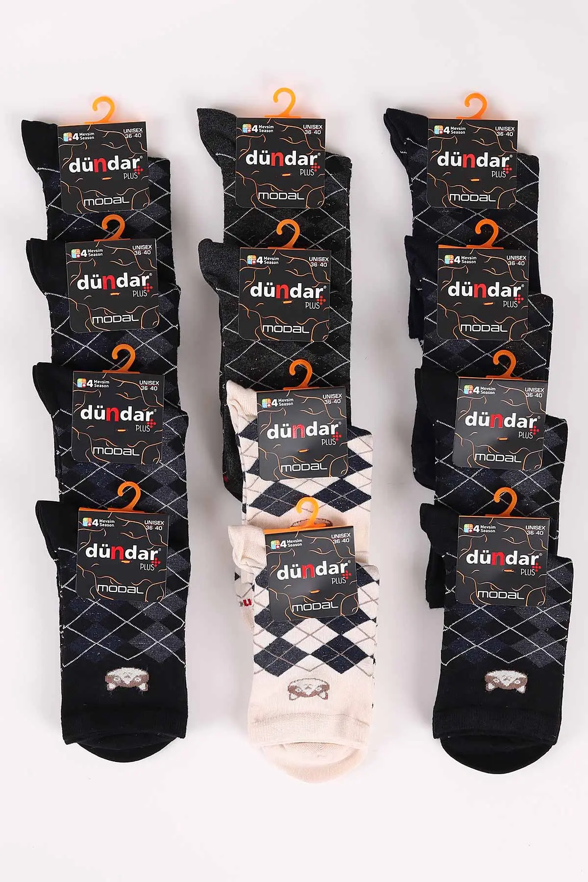 12'li Dört Mevsim Kadın Modal Çorap (36-40) 465584