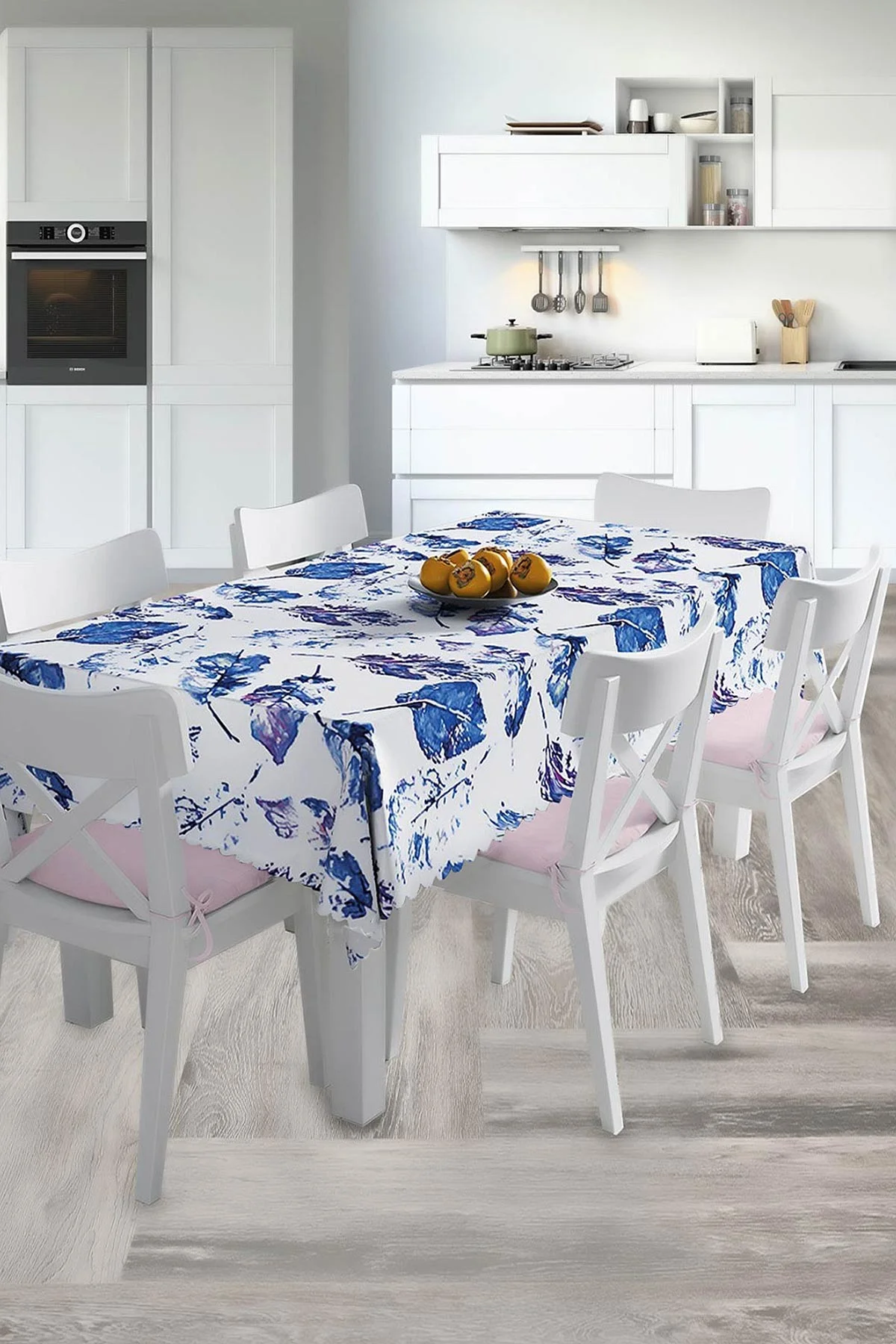 140x220 Dijital Baskılı Mordern Masa Örtüsü 218995