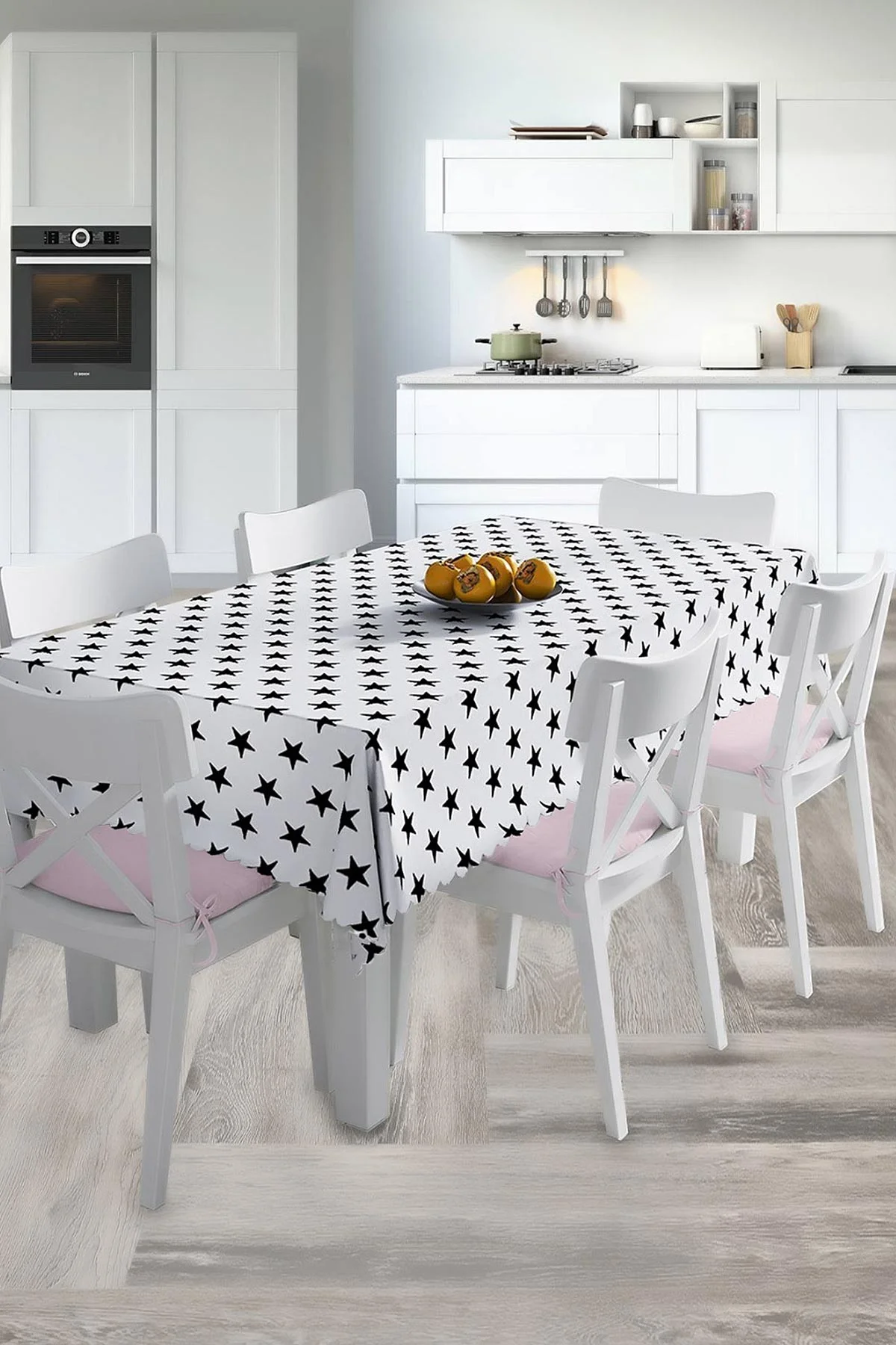 140x220 Dijital Baskılı Mordern Masa Örtüsü 218999