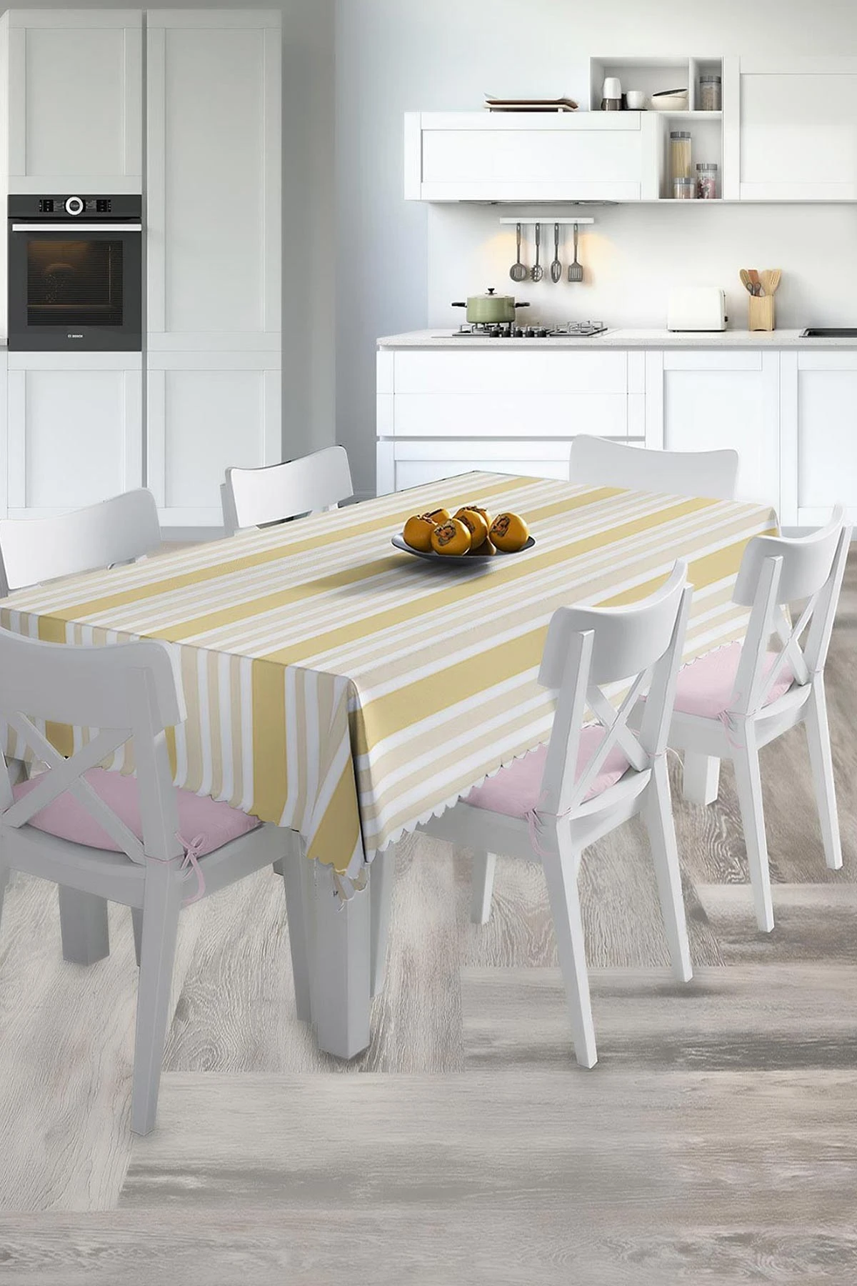 140x220 Dijital Baskılı Mordern Masa Örtüsü 219009
