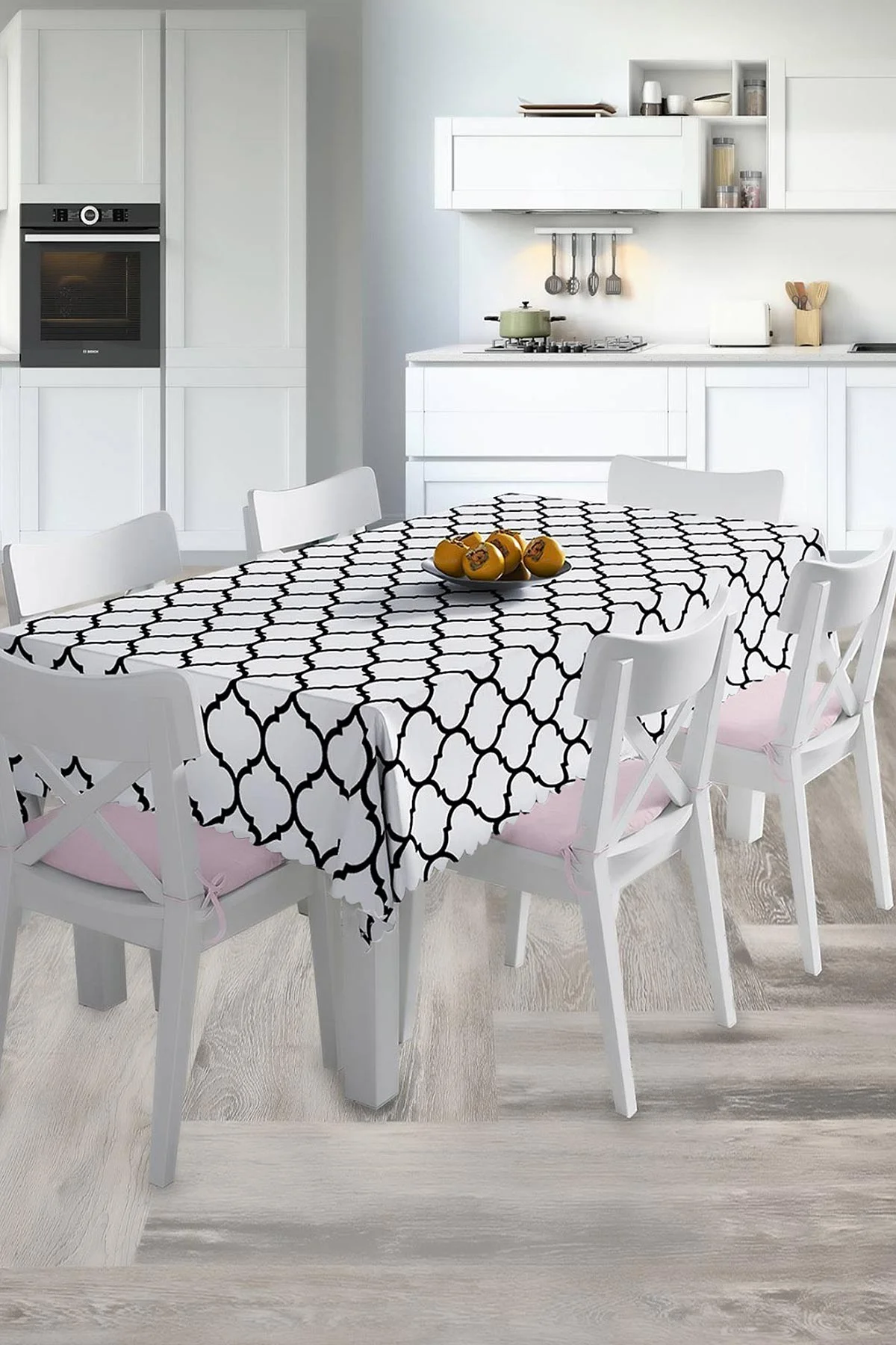 140x220 Dijital Baskılı Mordern  Masa Örtüsü 219011