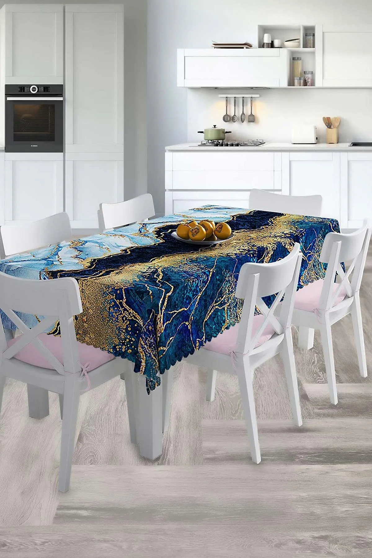 140x220 Dijital Baskılı Mordern  Masa Örtüsü 219014