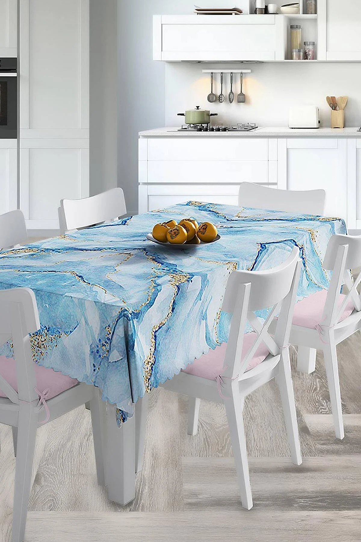 140x220 Dijital Baskılı Mordern  Masa Örtüsü 219016