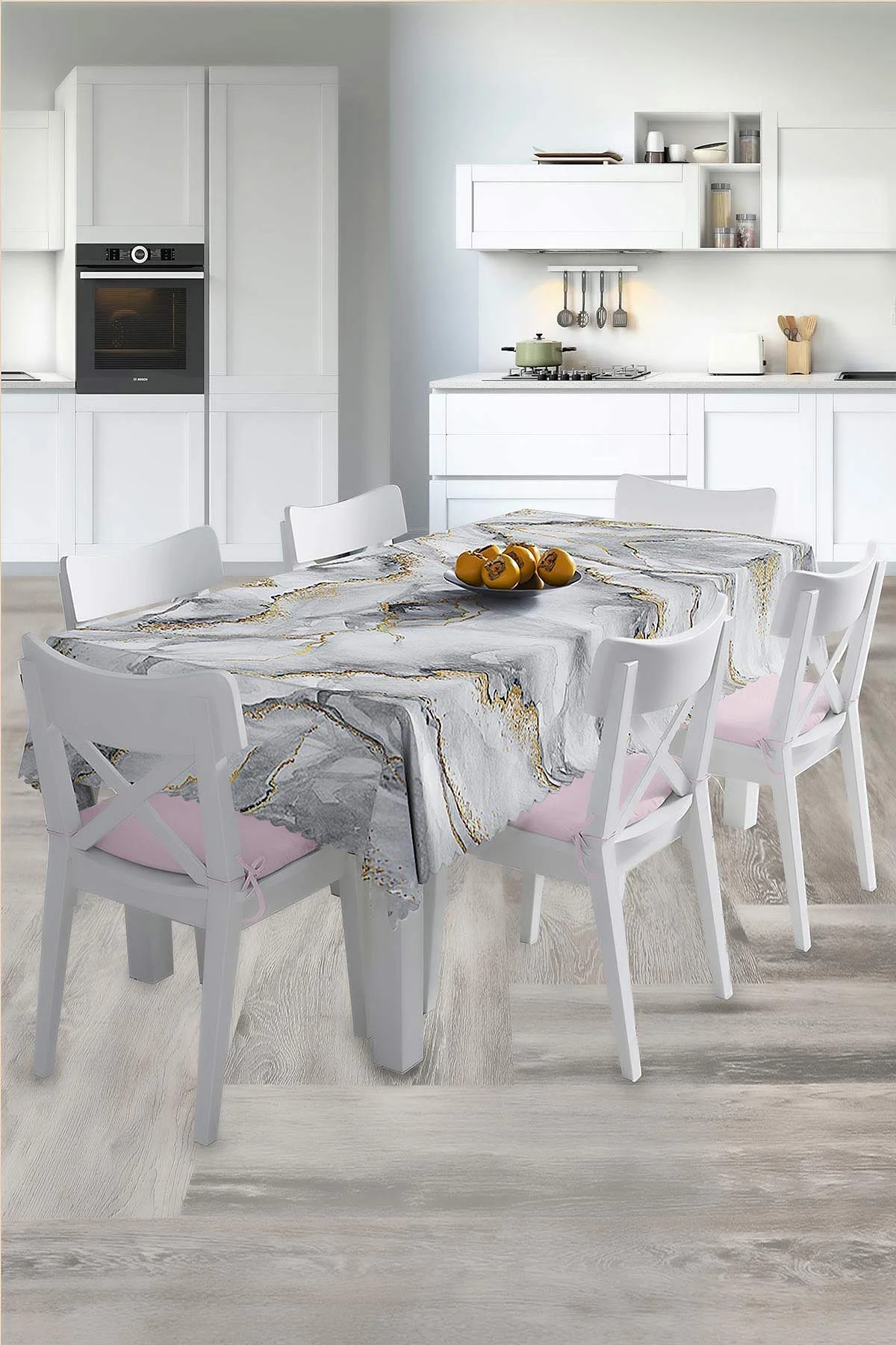 140x220 Dijital Baskılı Mordern  Masa Örtüsü 219018