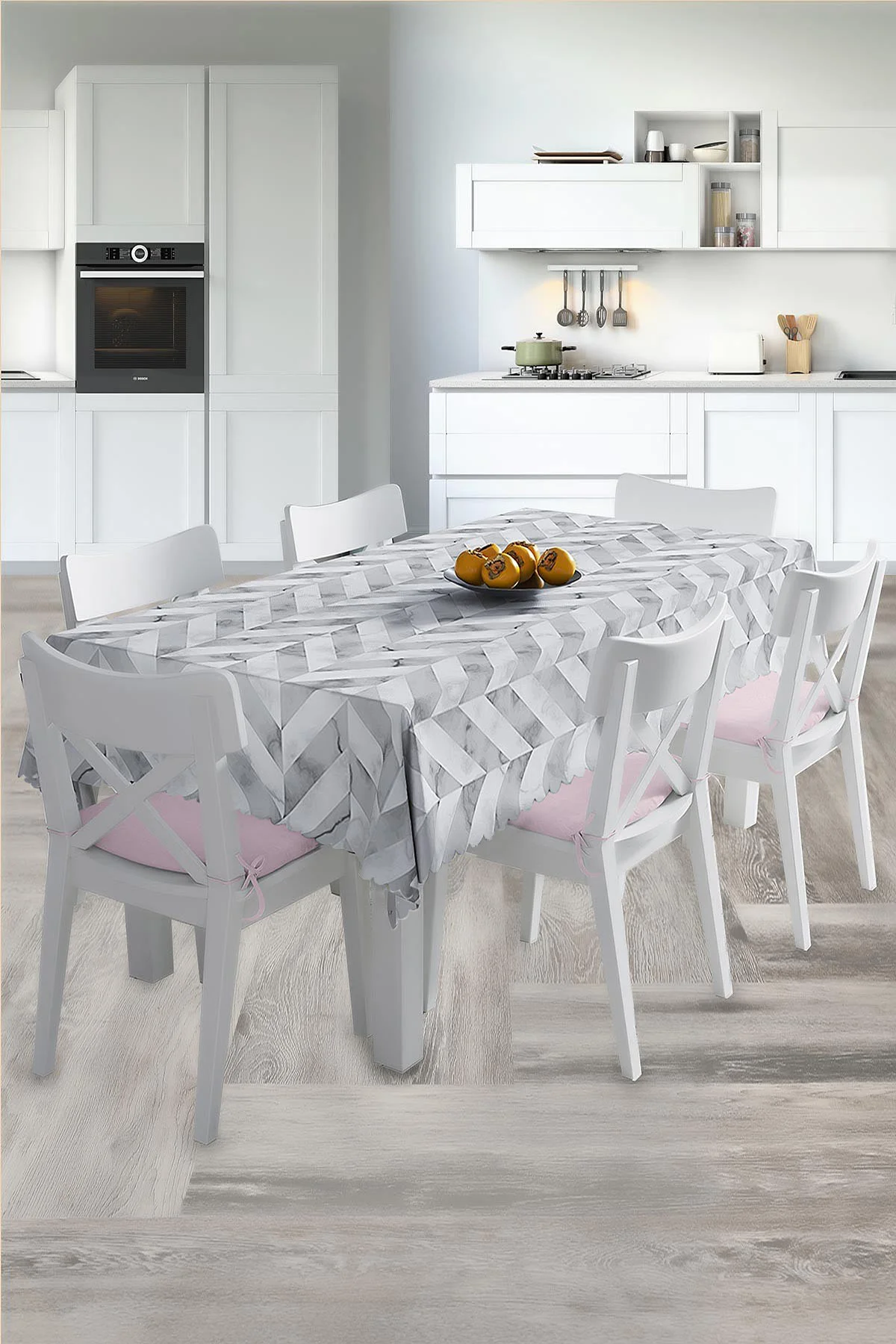 140x220 Dijital Baskılı Mordern  Masa Örtüsü 219019