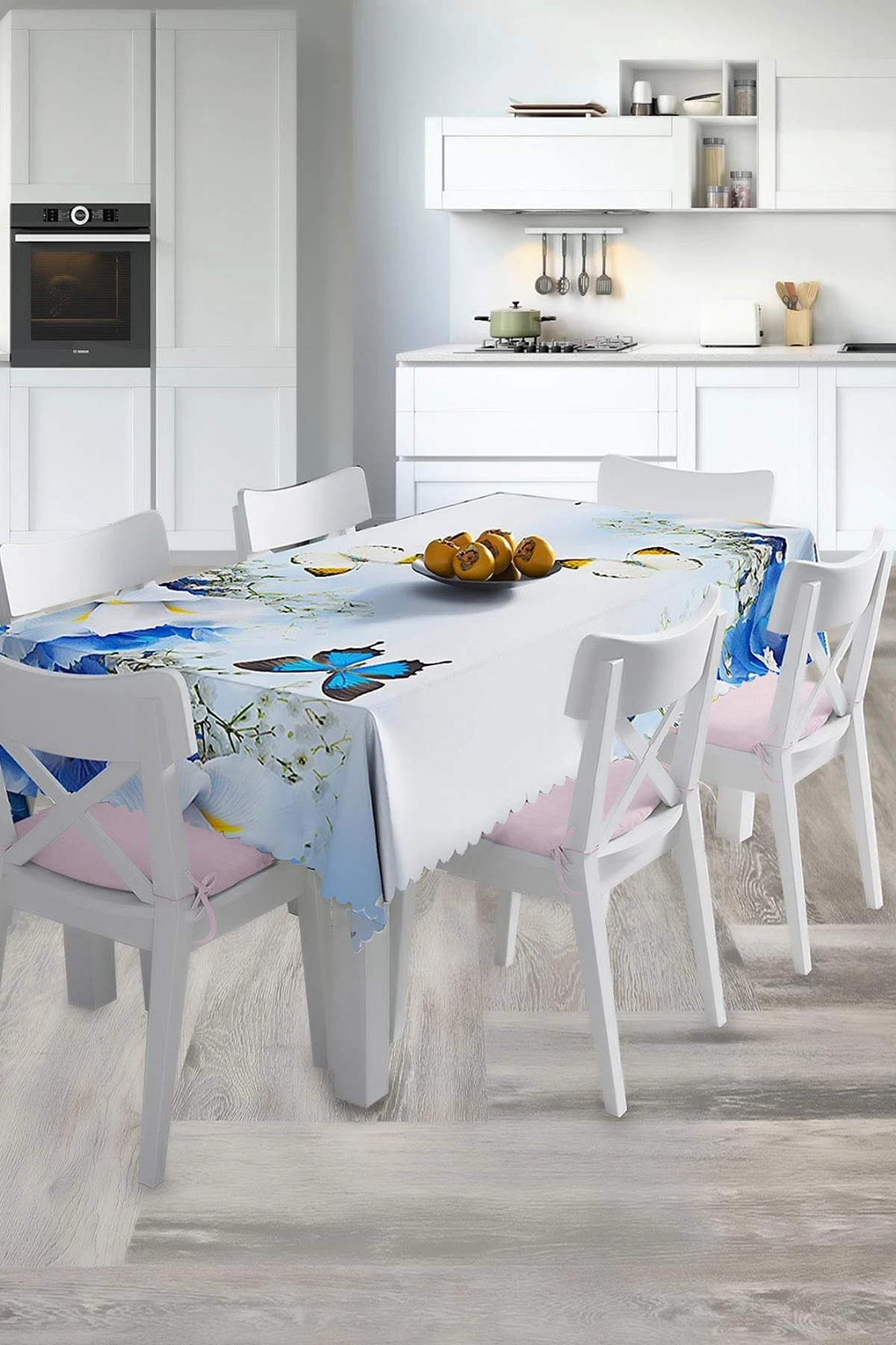 140x220 Dijital Baskılı Mordern  Masa Örtüsü 219032