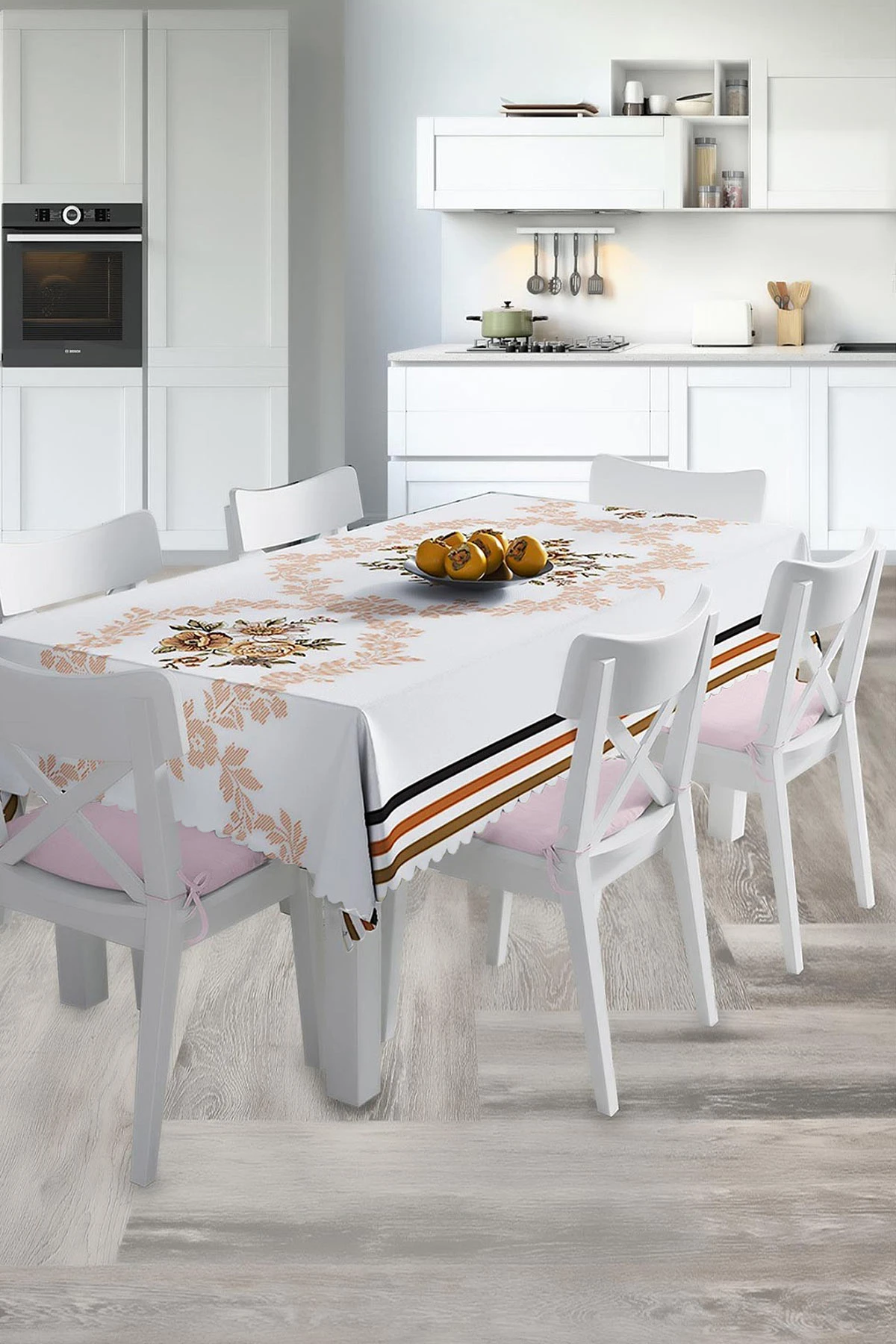 140x220 Dijital Baskılı Mordern  Masa Örtüsü 219033