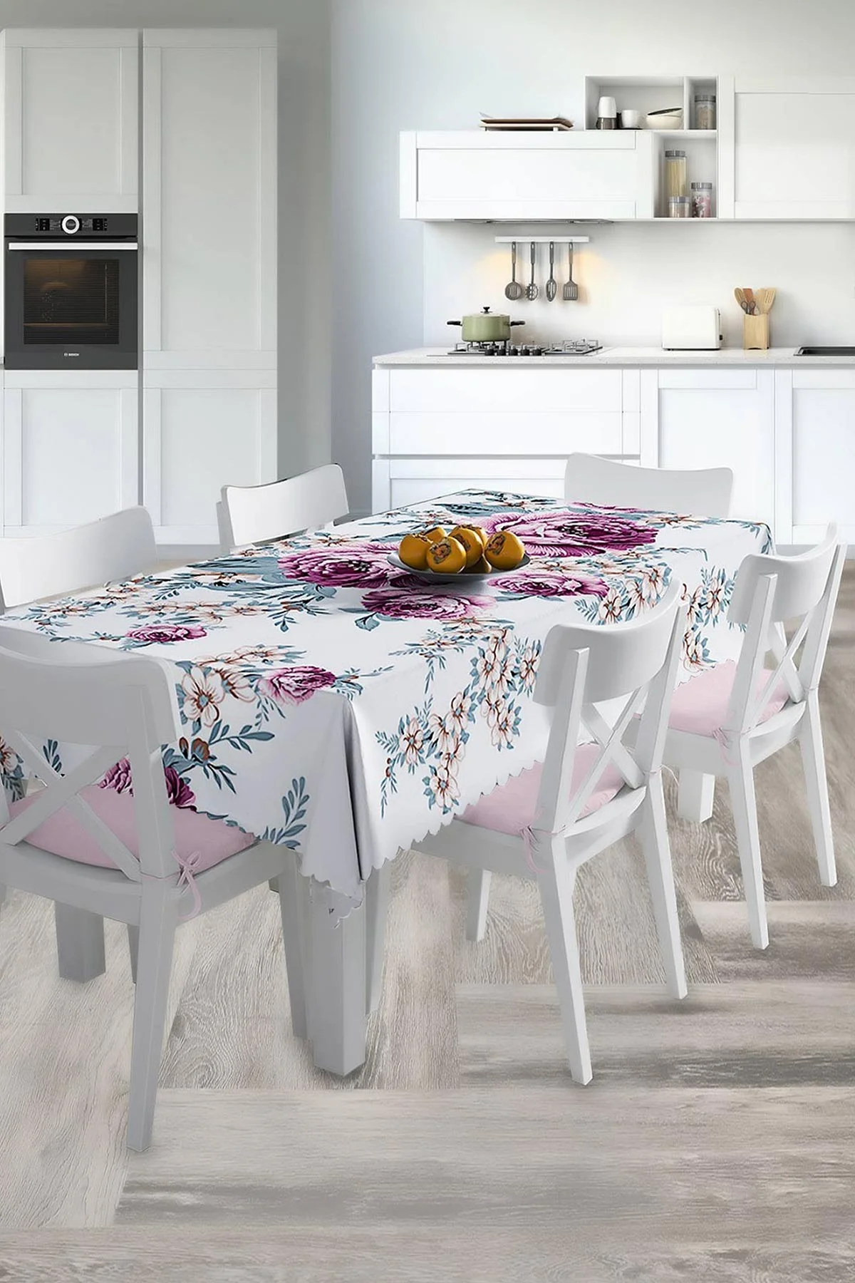 140x220 Dijital Baskılı Mordern  Masa Örtüsü 219035
