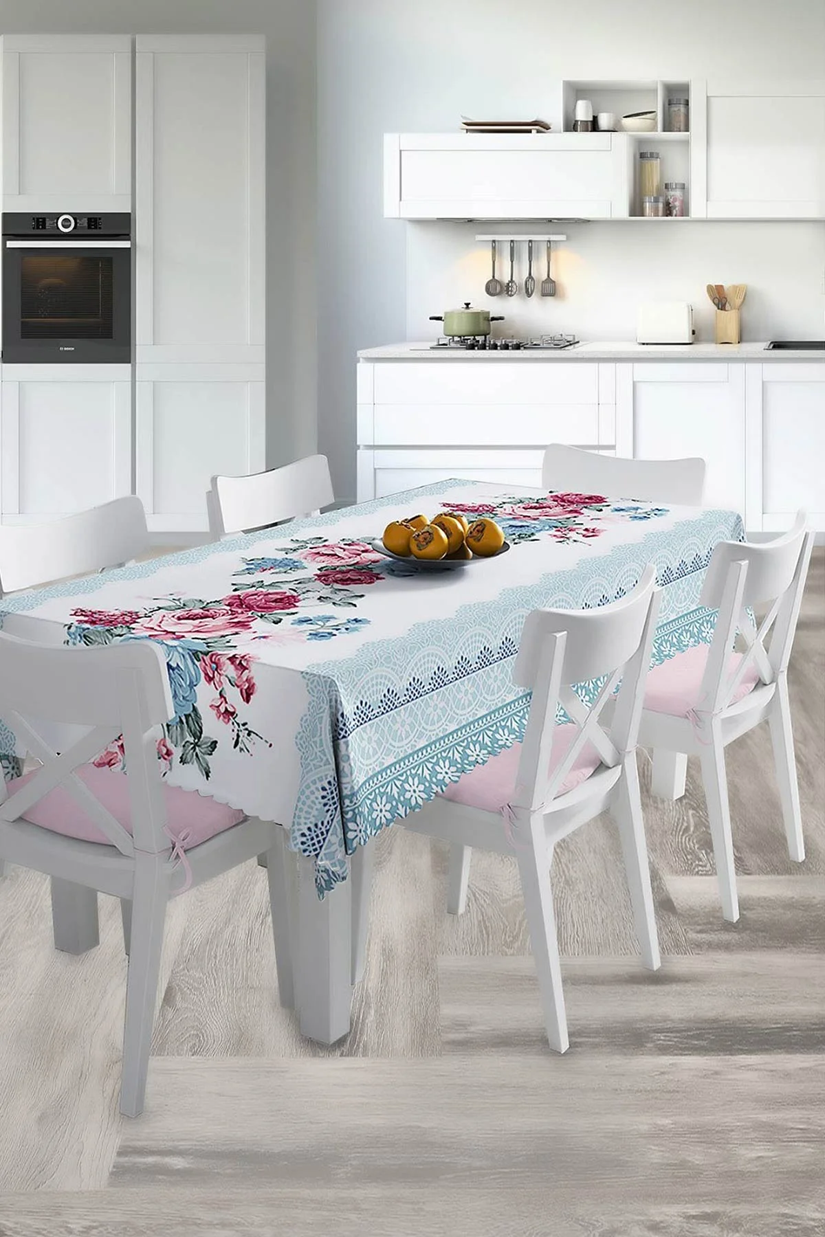 140x220 Dijital Baskılı Mordern  Masa Örtüsü 219036