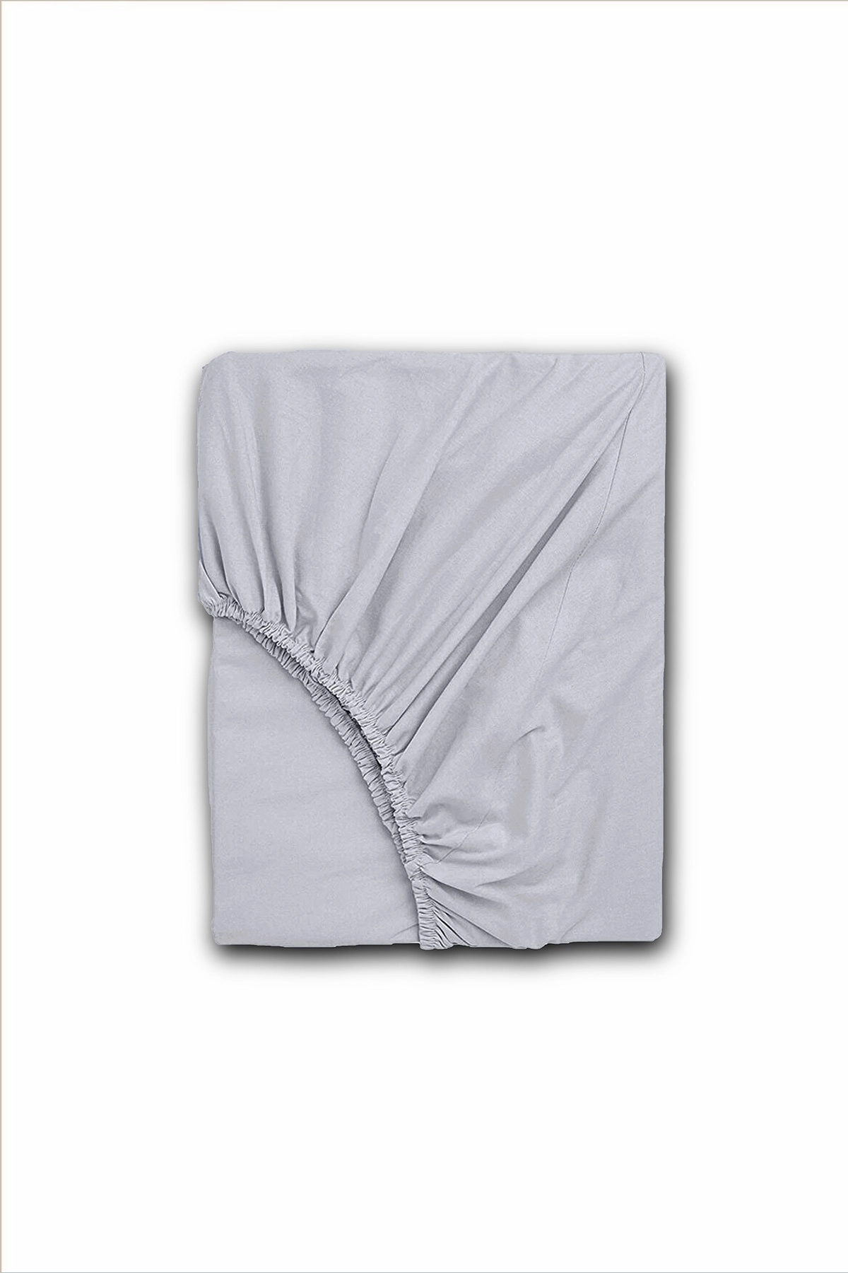 160x200 Gri Bella Home Ranforce Lastik Çarşaf Seti 205409