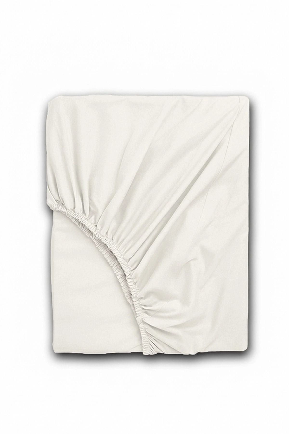 160x200 Krem Bella Home Ranforce Lastik Çarşaf Seti 205394