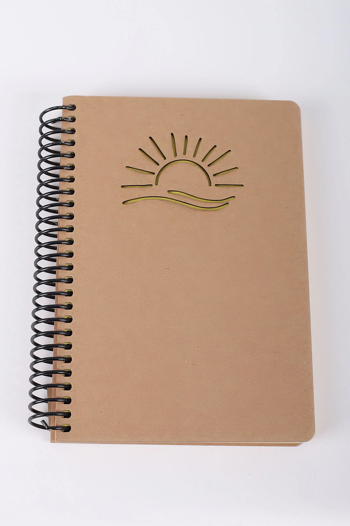 17x24 Tokaç Kraft Kapak Lazer Kesim 100 Yaprak Kareli Defter 413702