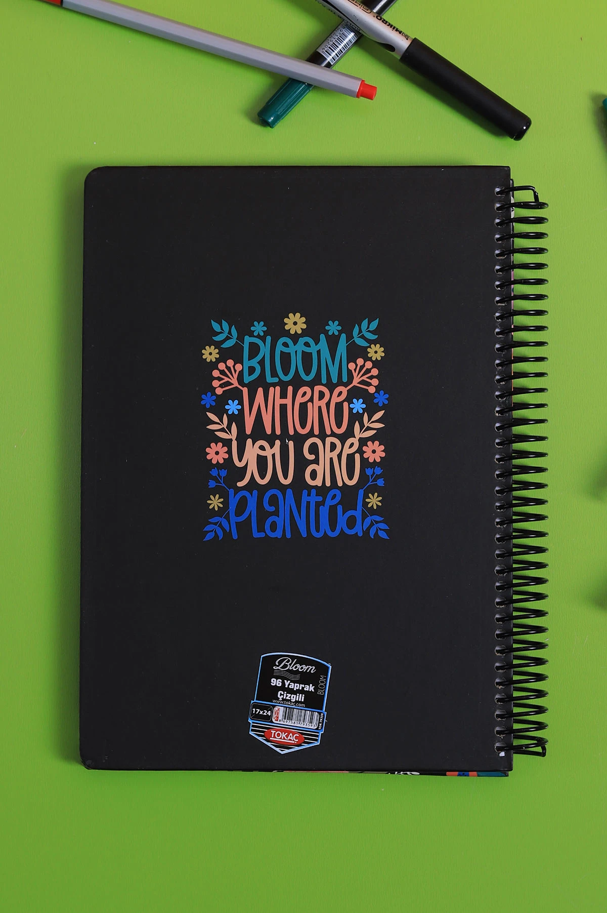 17x24 Tokaç Sert Kapak Çizgili Defter 96 Yaprak 296527