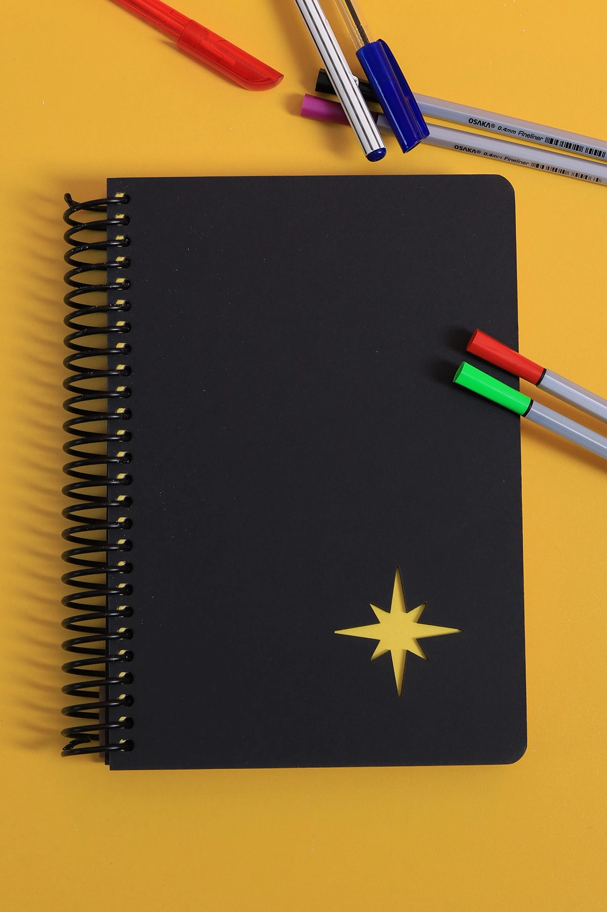 17x24 Tokaç Sert Kapak Lazer Kesim Kareli Defter 100 Yaprak 296439