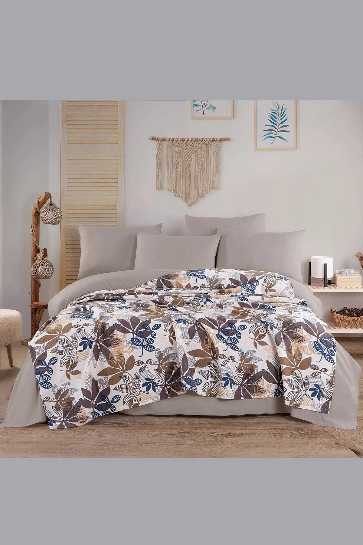 200x240 Cm New Home Çift Kişilik Baskılı Pike Takımı 336754