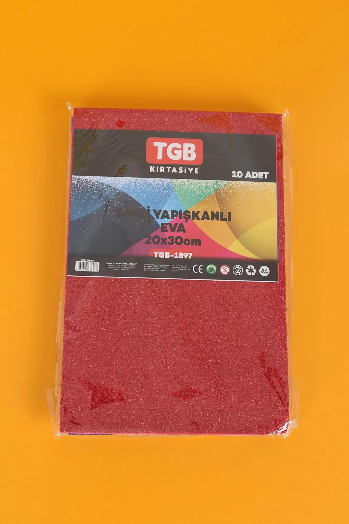 20x30 Cm Simli Yapışkanlı Eva 10'lu 302374