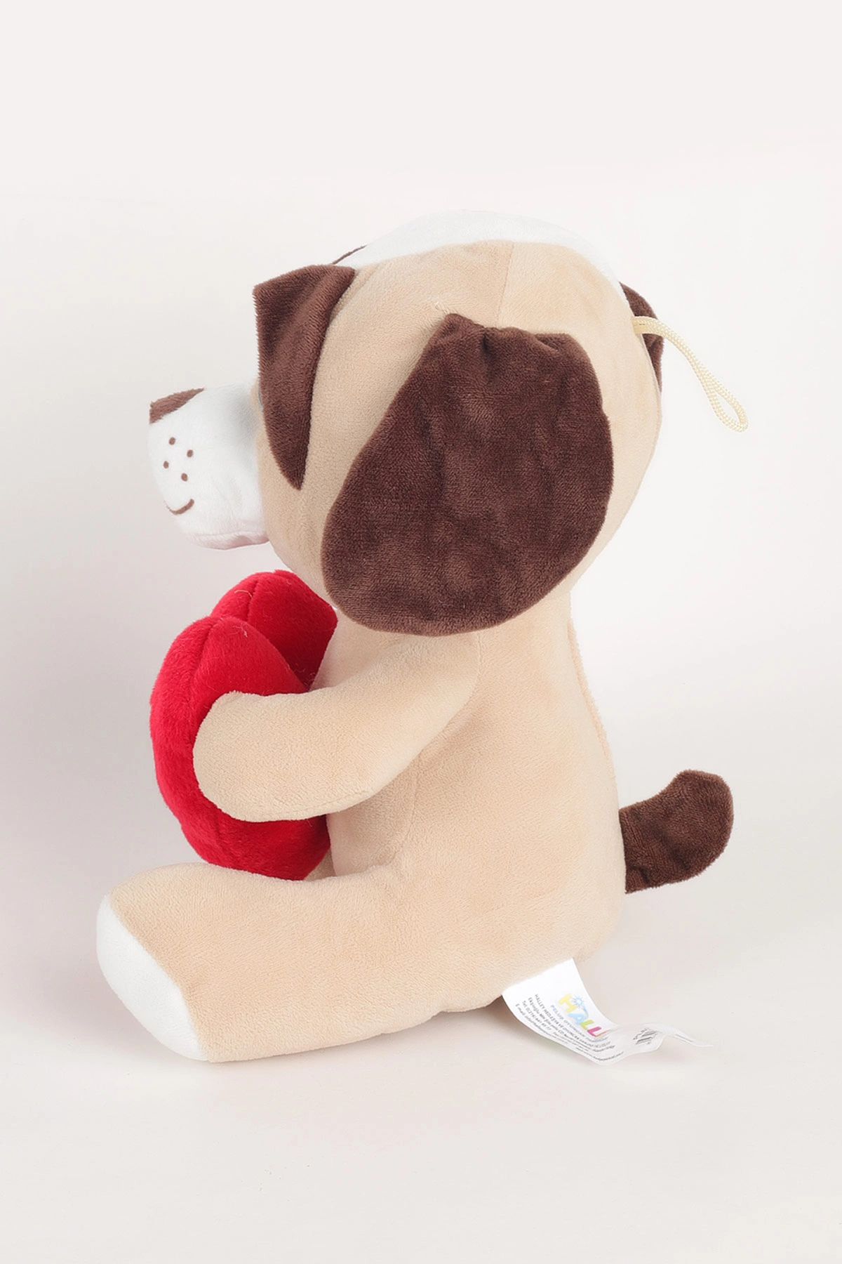 25 Cm Mavi Gözlü Kalpli Peluş Ayı Oyuncağı 339352