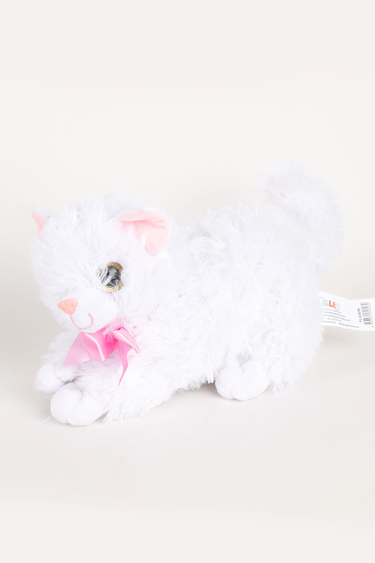 30 Cm İri Gözlü Sesli Peluş Kedi Oyuncağı 339368