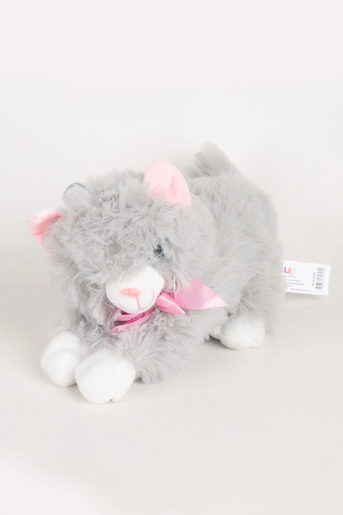 30 Cm İri Gözlü Sesli Peluş Kedi Oyuncağı 339370
