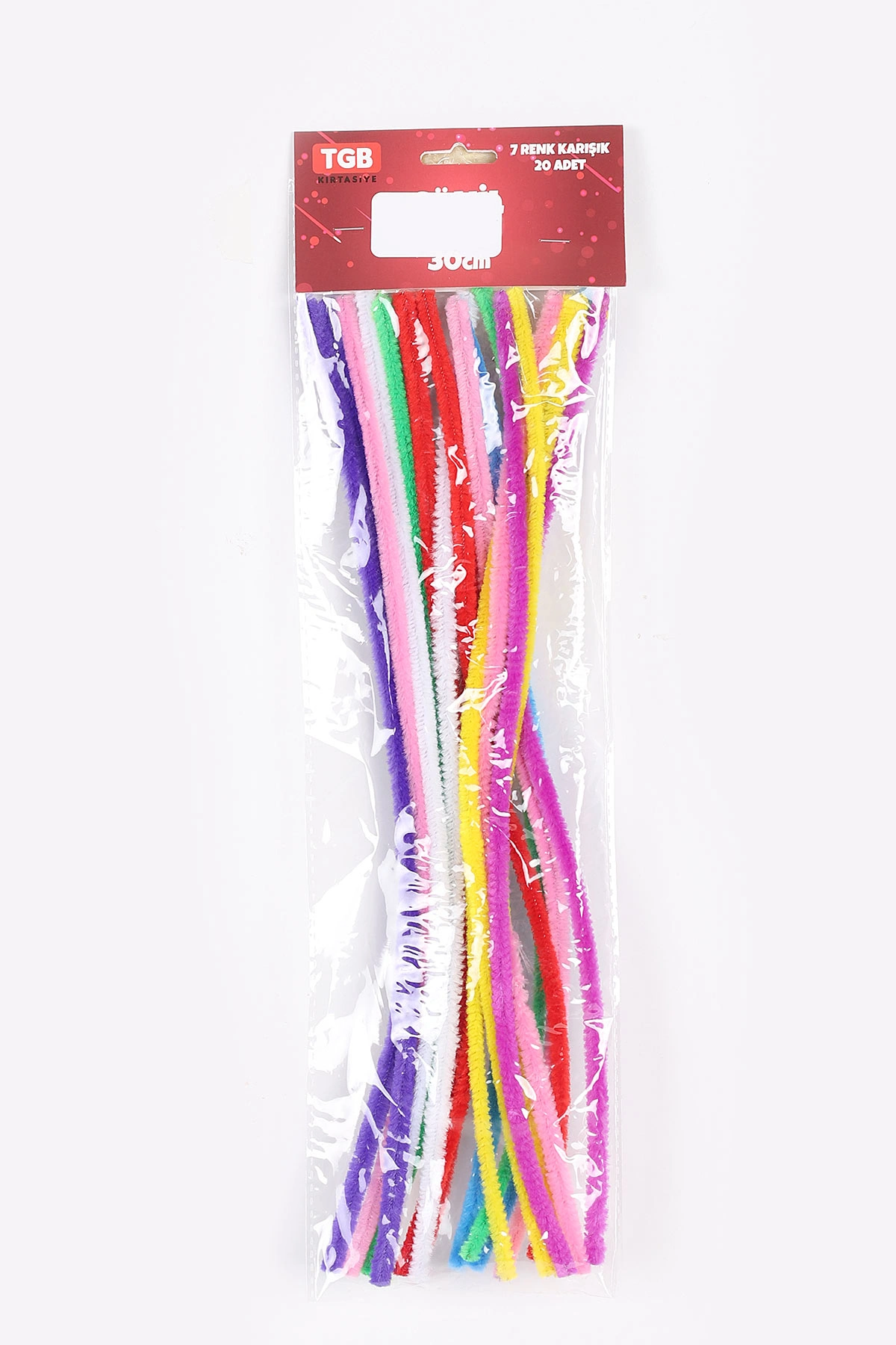 30 Cm Tgb Şönil Peluş Tel 7 Renk 20'li El İşi Etkinlik Teli 384399