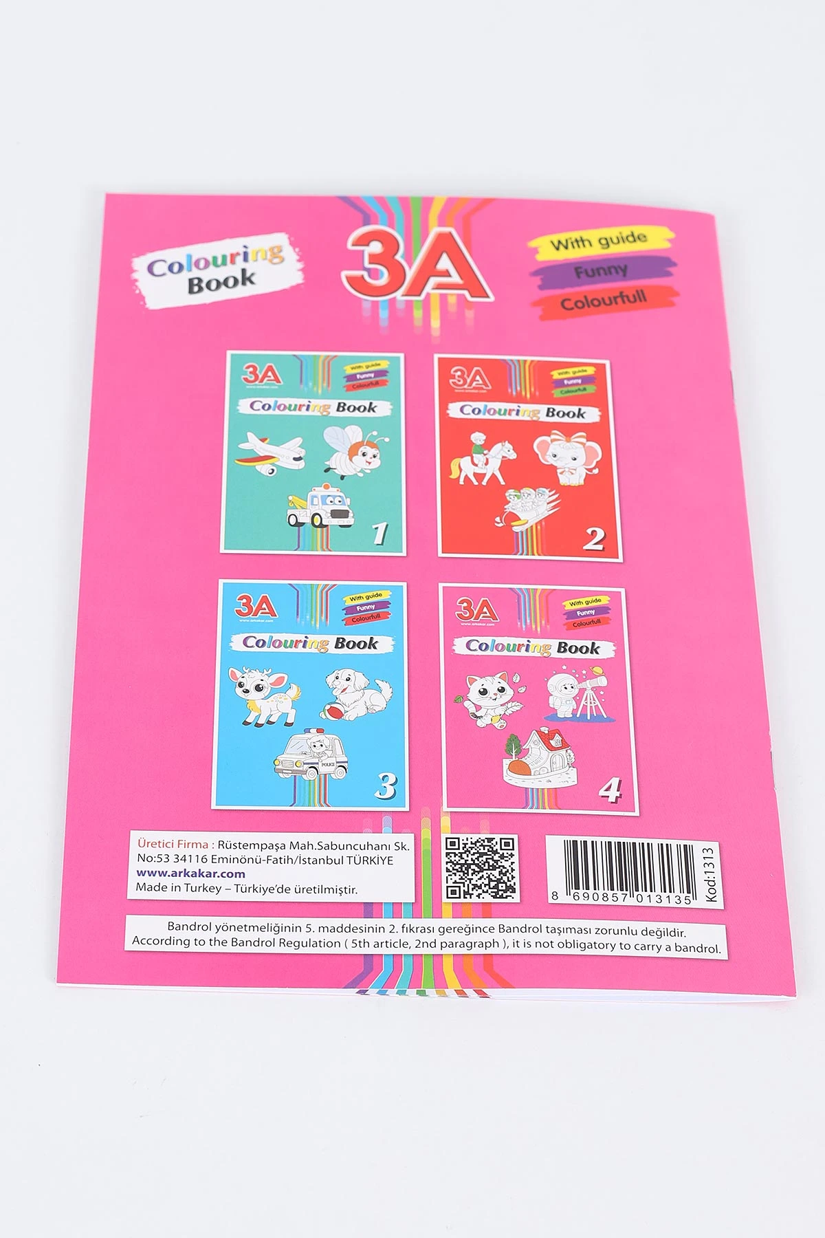 3A Örnekli Boyama Kitabı 403923