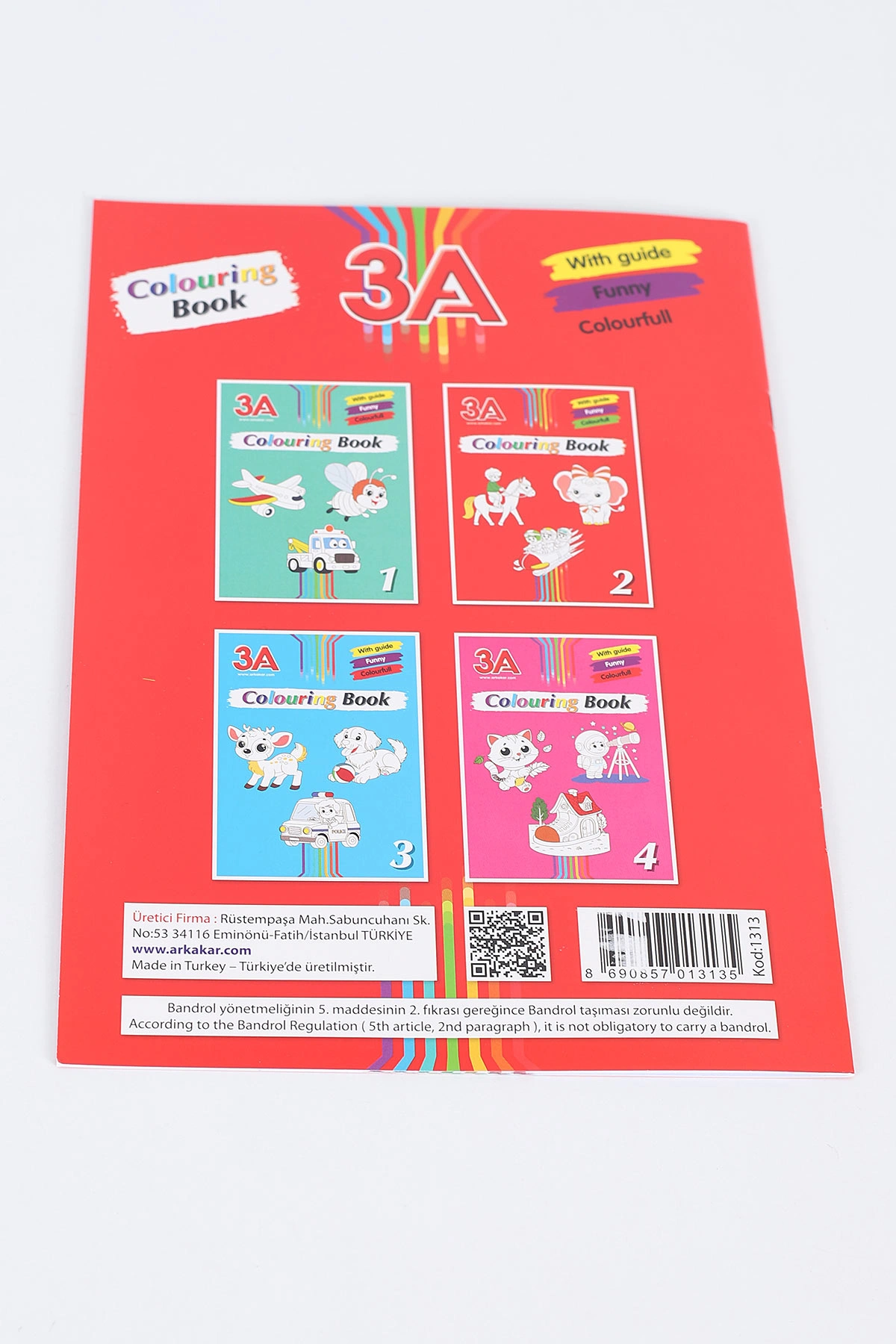 3A Örnekli Boyama Kitabı 403925