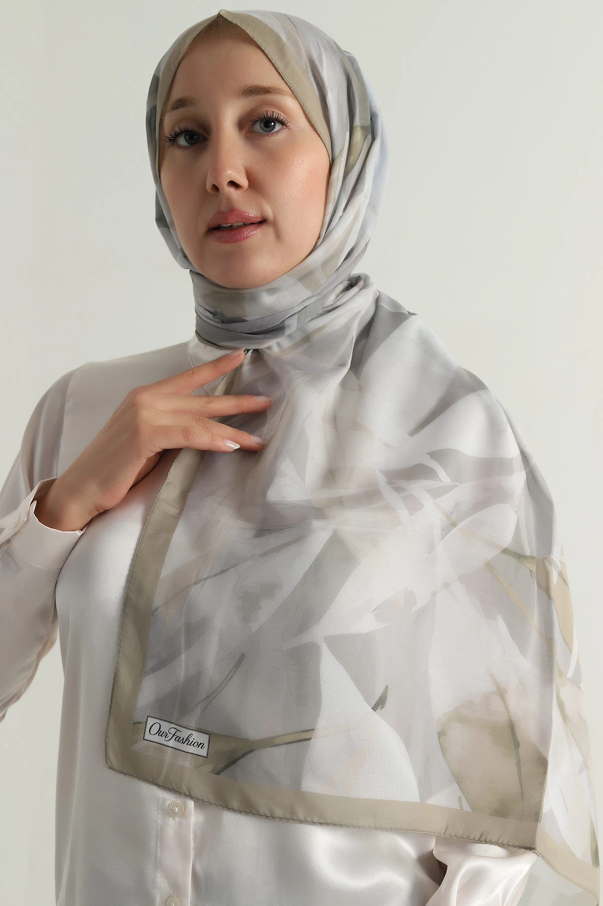 75x180 Cm Our Fashion Dijital Baskılı Desenli Nova Şal 396813