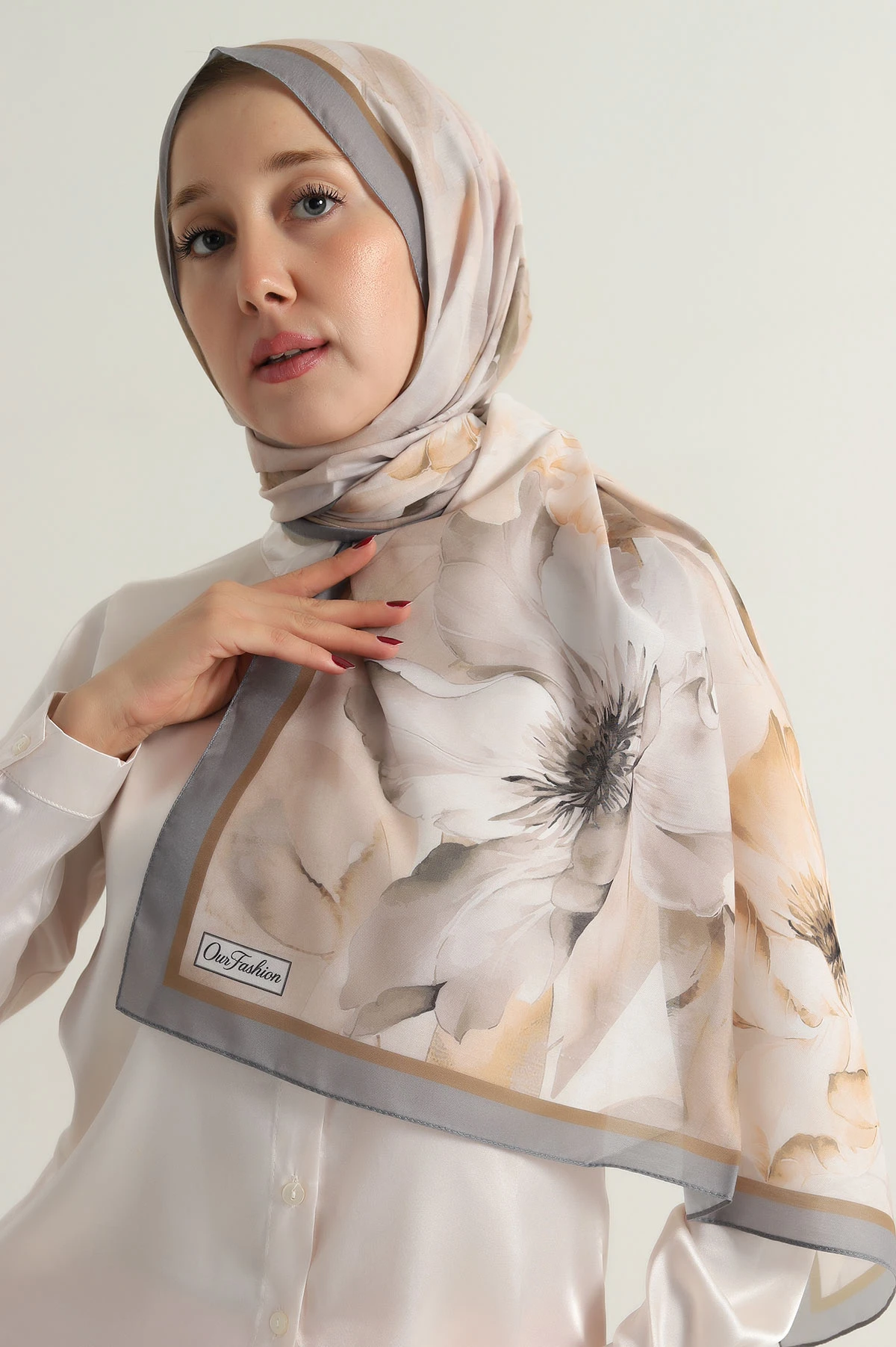 75x180 Cm Our Fashion Dijital Baskılı Desenli Soft Şal 396846