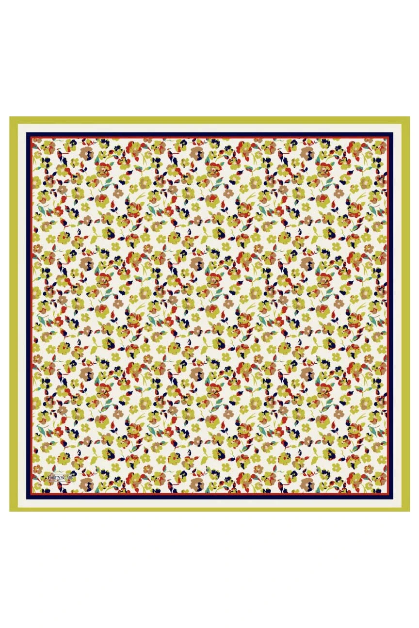 90x90 Baskılı El Dikimi Soft Eşarp 278545