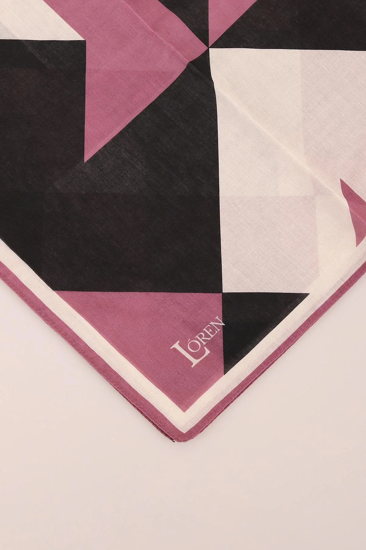 90x90 Baskılı El Dikimi Soft Eşarp 300836