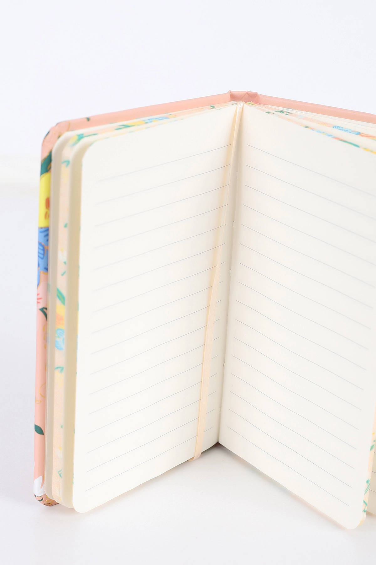 9x14 Cm Desenli Lastikli Bloknot Defter-Notebook 392555