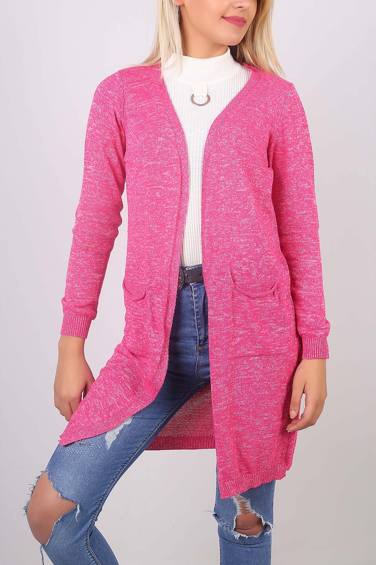Cepli Pembe Hırka 4975B