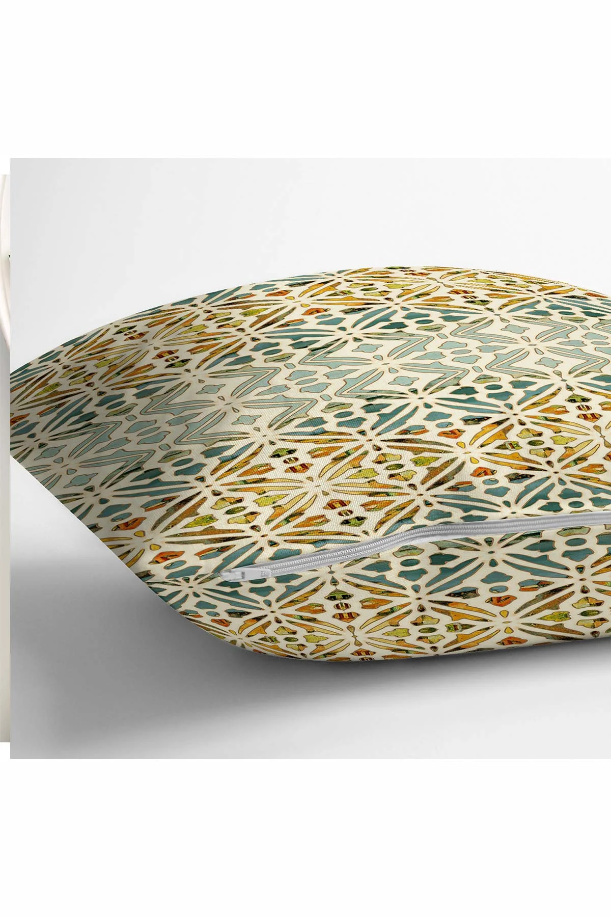 43x43 Dijital Baskılı Fermuarlı Modern Kırlent Kılıfı 308711
