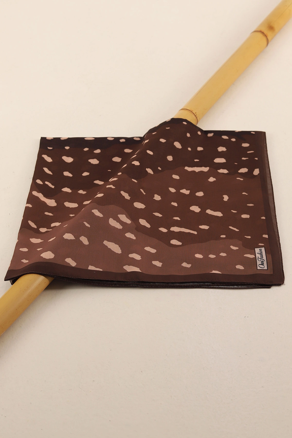 Açık Kahve 75x180 Cm Our Fashion Dijital Baskılı Desenli Soft Şal 435398