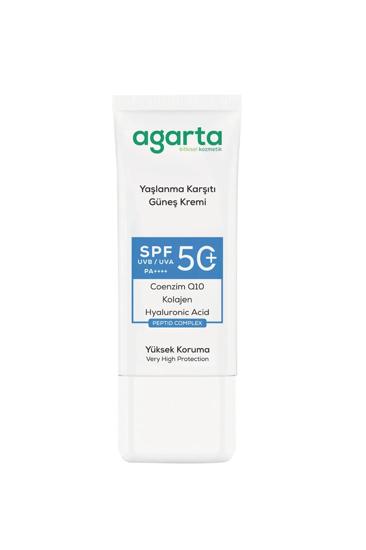 Agarta Yaşlanma Karşıtı Collagen Destekli Spf+50 Yüz Güneş Kremi 50 Ml 443940
