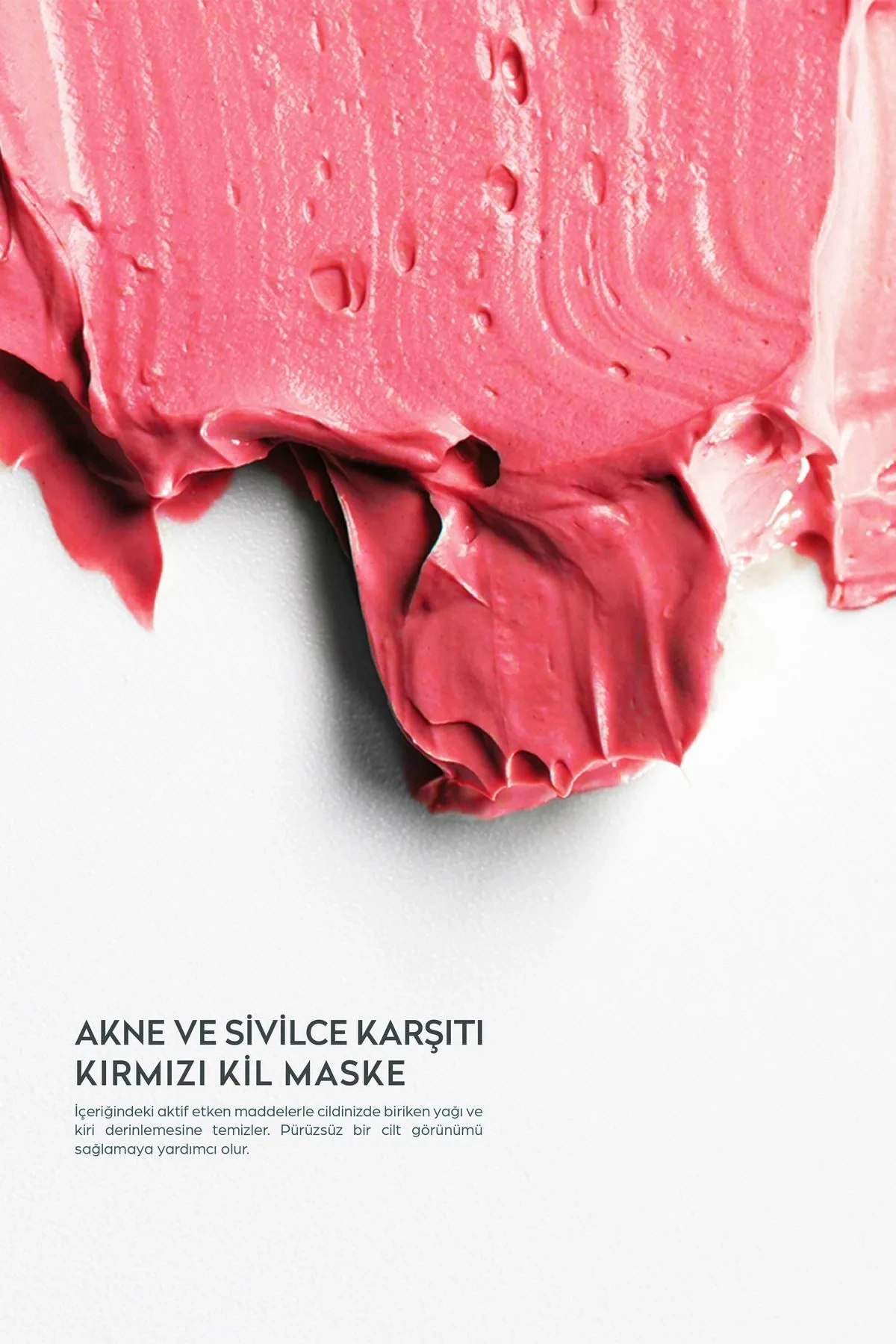 Akne ve Sivilce Karşıtı Kırmızı Kil Maskesi 15 ml 262798