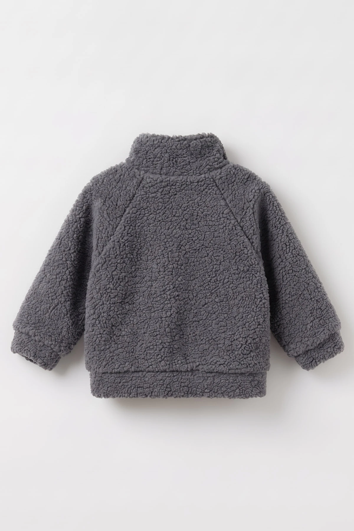 Antrasit (0-4 Yaş) Reglan Kol Cep Detay Kuzu Erkek Çocuk&Bebek  Hırka 487868