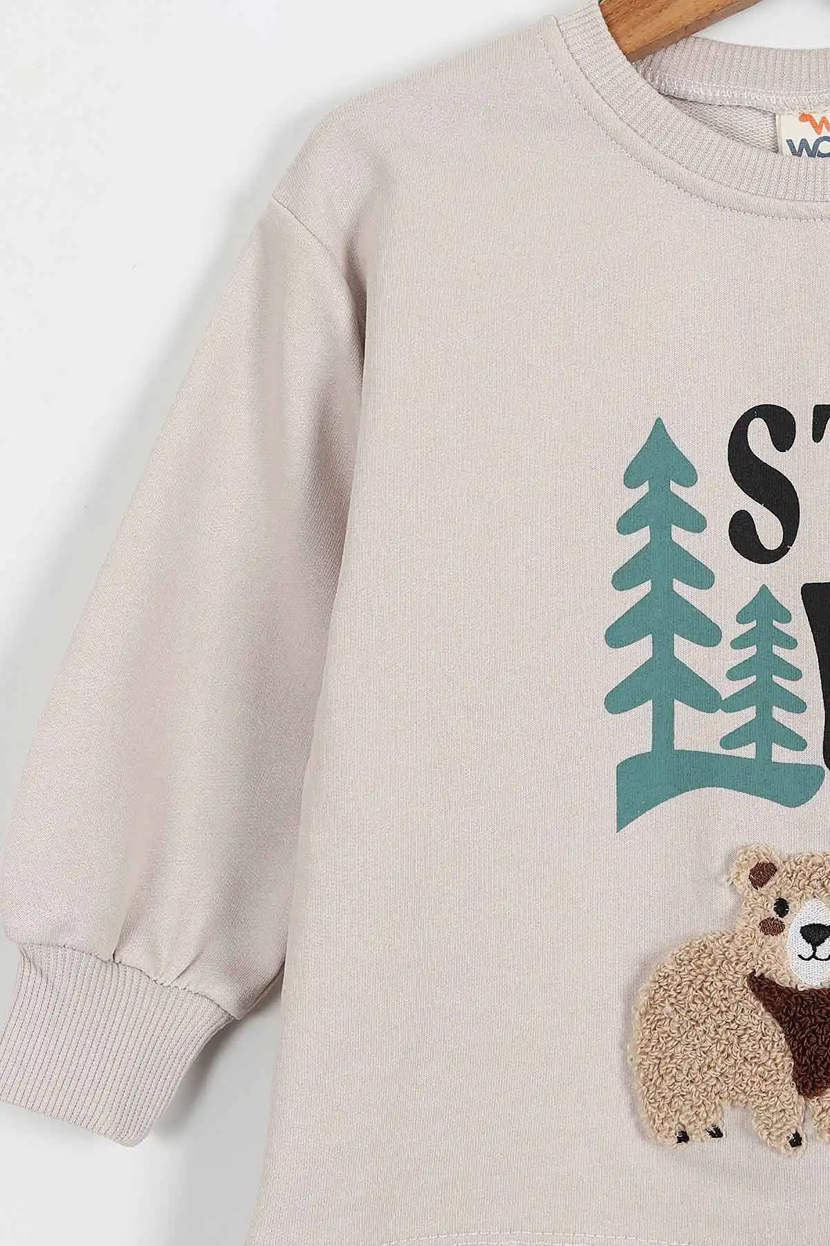 Antrasit (1-4 Yaş) Stay Wild Süzene Nakışlı Erkek Çocuk Mevsimlik Takım 425863