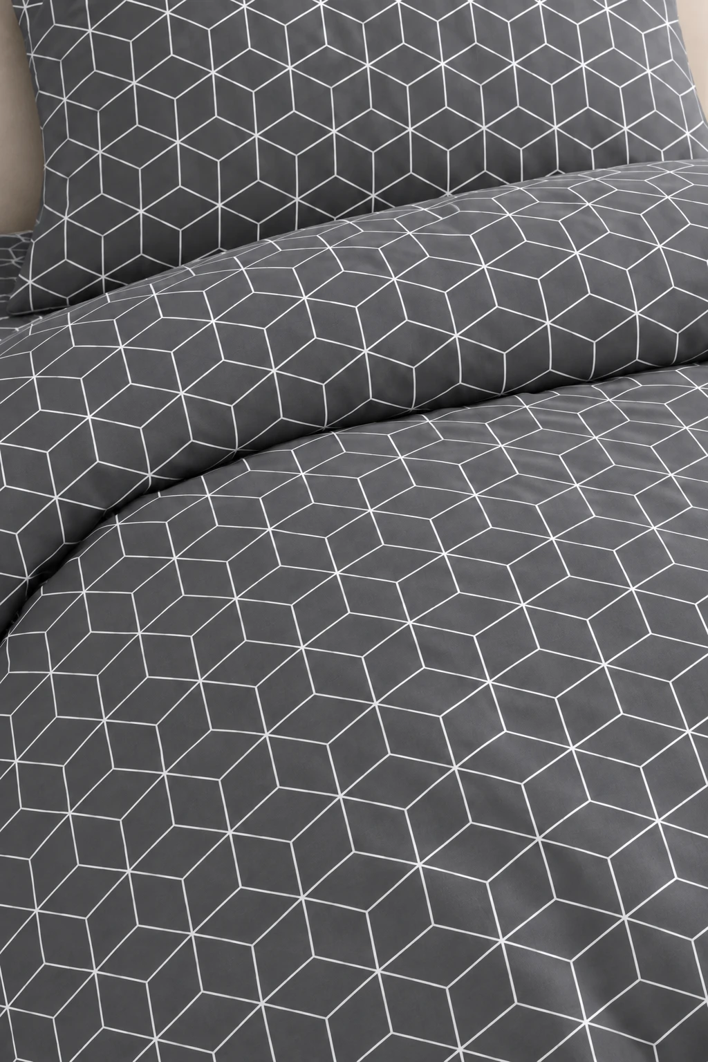 Antrasit 160x220 Cm Bella Home Tek Kişilik Lastikli Çarşaf Nevresim Takımı 491124