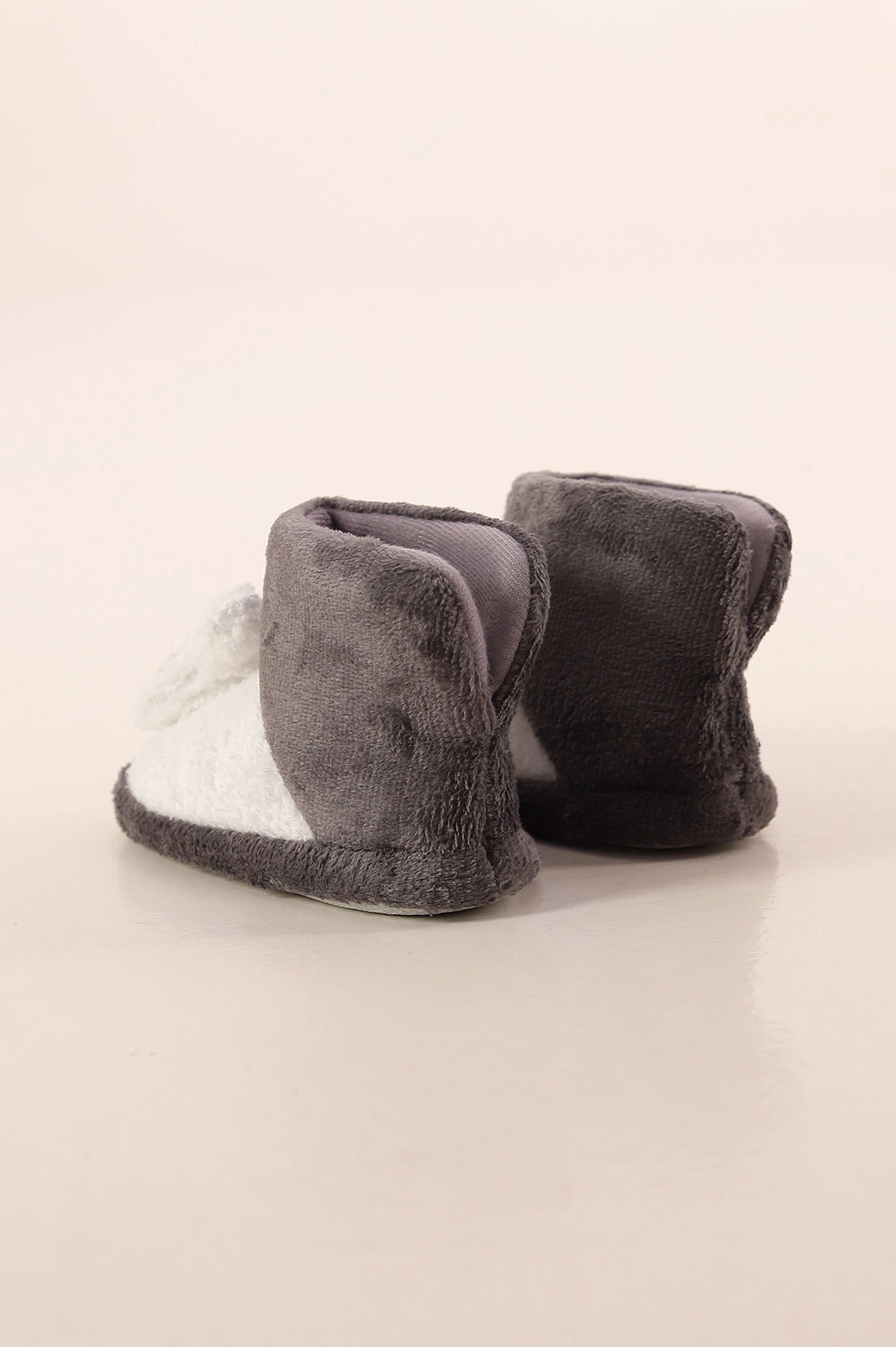 Antrasit ( 25 - 30 ) Peluş Figürlü Kız Çocuk Panduf 394652