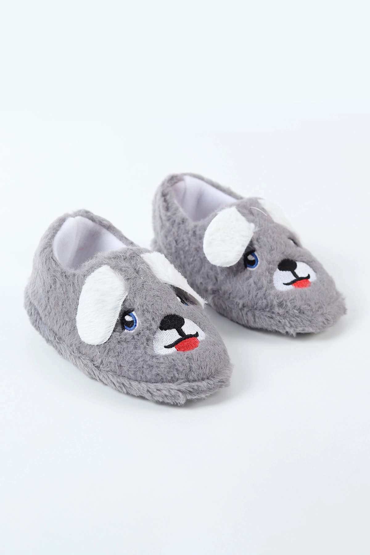 Antrasit ( 27 - 32 ) Peluş Figürlü Erkek Çocuk Panduf 495368