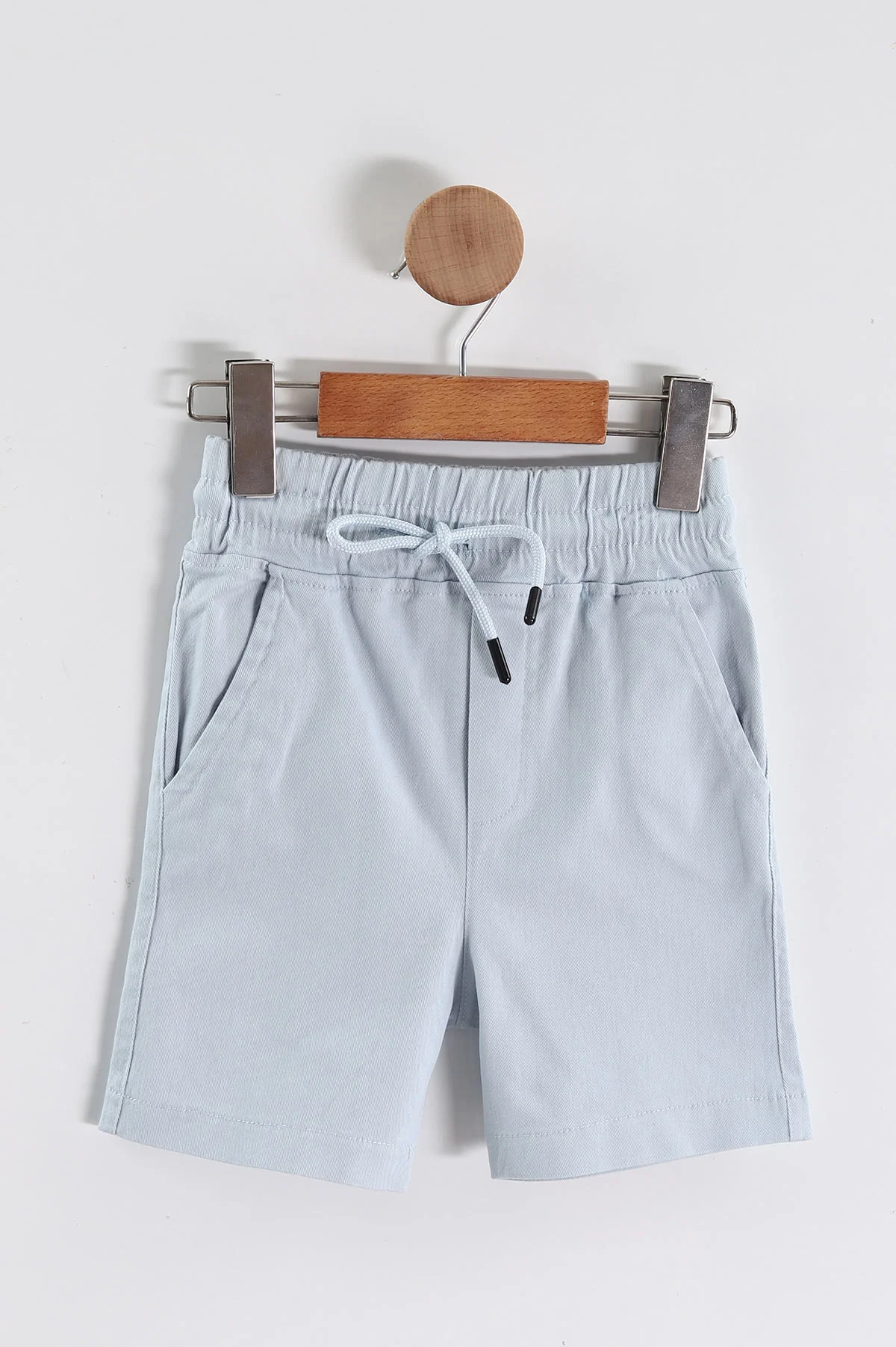 Antrasit (3-10 Yaş) Design Baskılı Gabardin Şortlu Erkek Çocuk Yazlık Takım 443636
