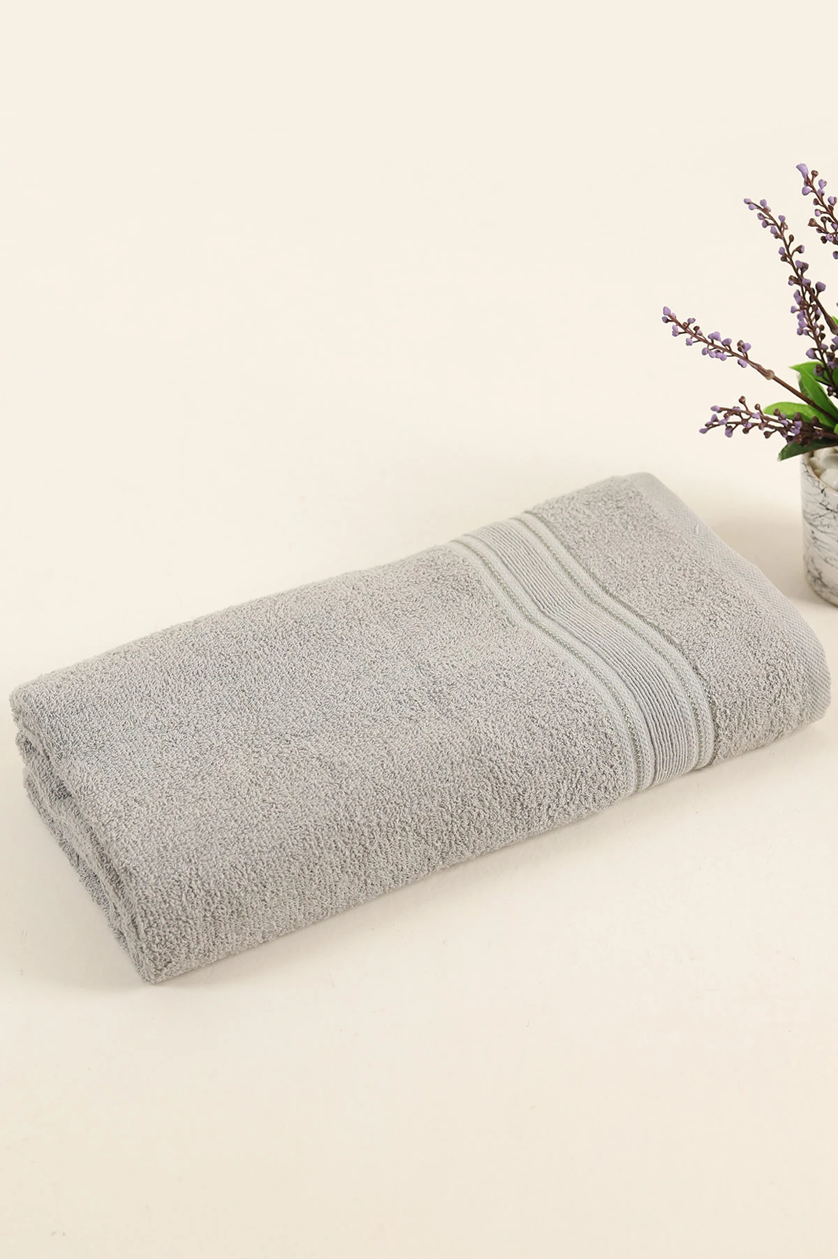 Antrasit 90x150 Desenli Bursa Banyo Havlusu 247727